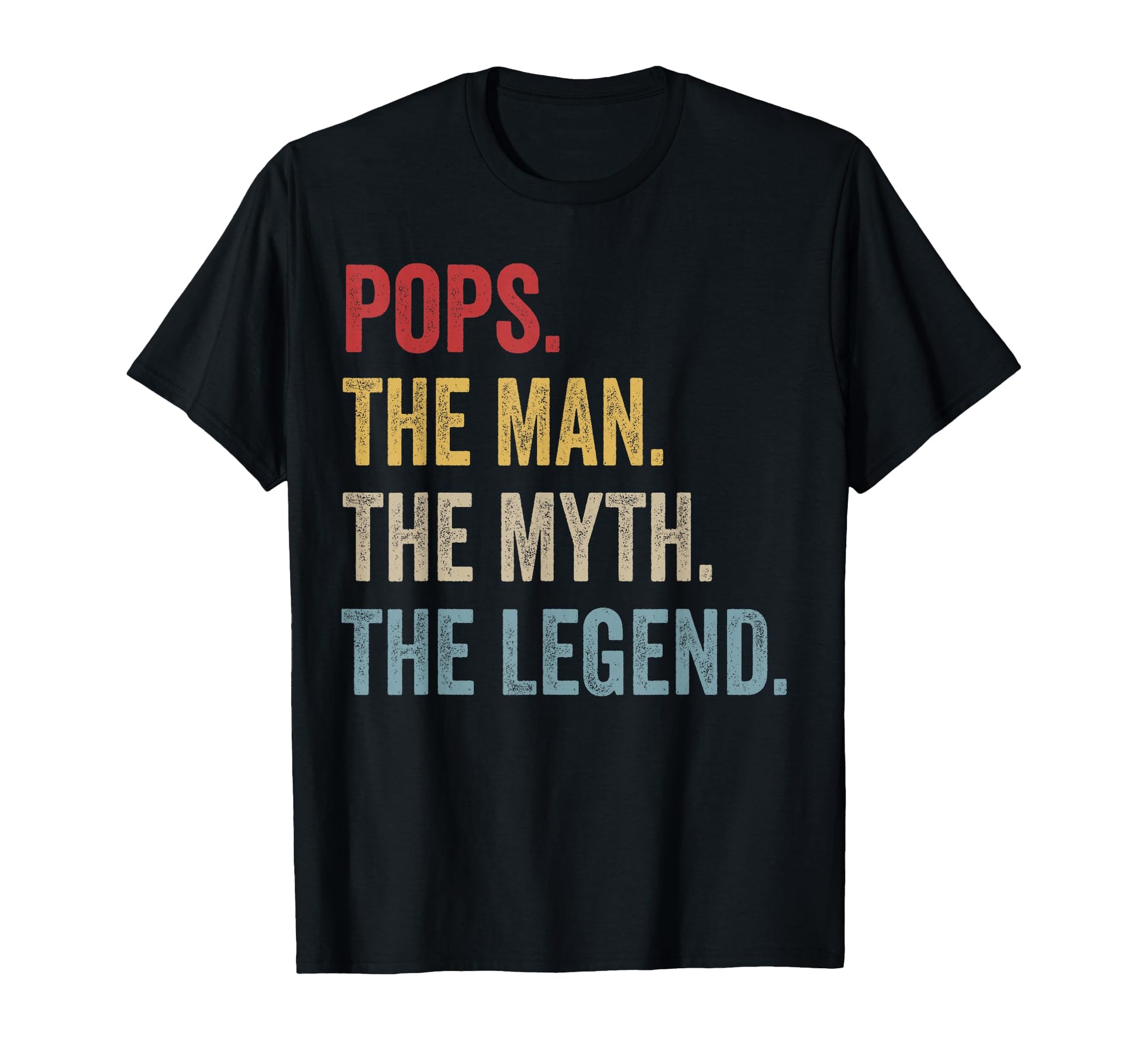Pops Myth Legend Grandpa T-Shirt - Custom Art Print Unisex - T-Shirt, Sweatshirt, Hoodie