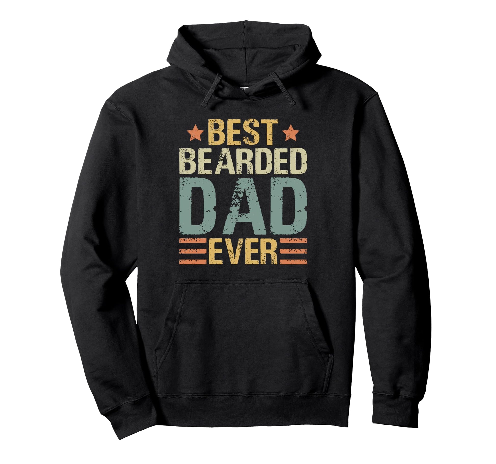Best Bearded Dad Ever Hoodie - Unique Graphic Men Women - T-Shirt, Sweatshirt, Hoodie