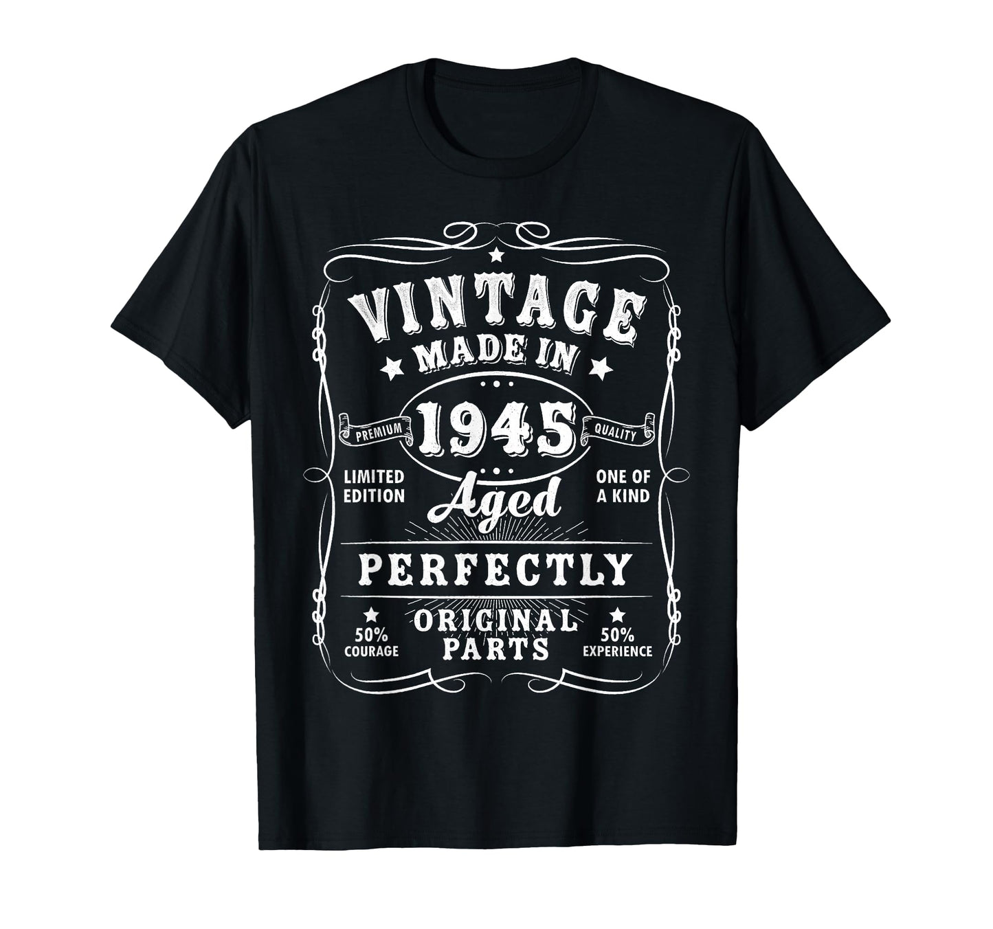 80 Birthday Decorations 80Yr 1945 80Th T-Shirt - Graphic Print for Adults - T-Shirt, Sweatshirt, Hoodie