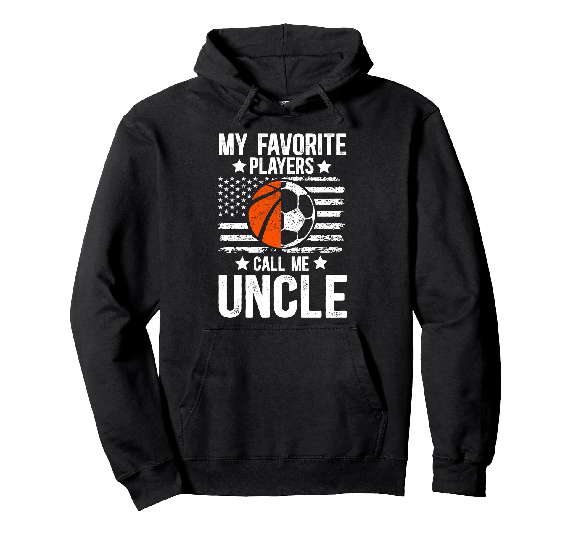 My Favorite Players Call Me Uncle Soccer Hoodie - Minimalist Print Unisex - T-Shirt, Sweatshirt, Hoodie