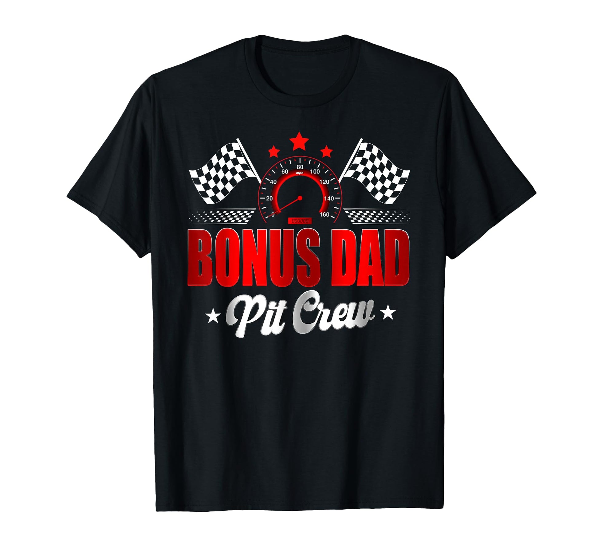 Bonus Dad Pit Crew Race Car T-Shirt - Aesthetic Graphic for Adults - T-Shirt, Sweatshirt, Hoodie