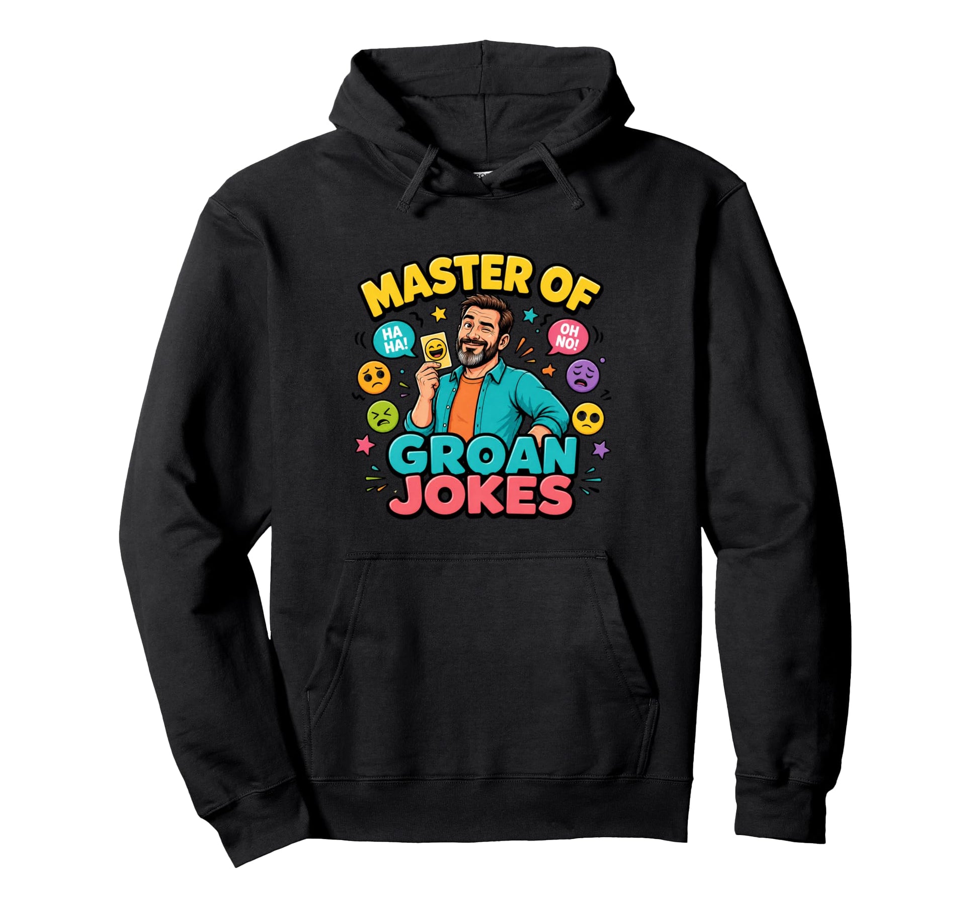 Master Dad Funny Father Comic Hoodie - Aesthetic Graphic Men Women - T-Shirt, Sweatshirt, Hoodie