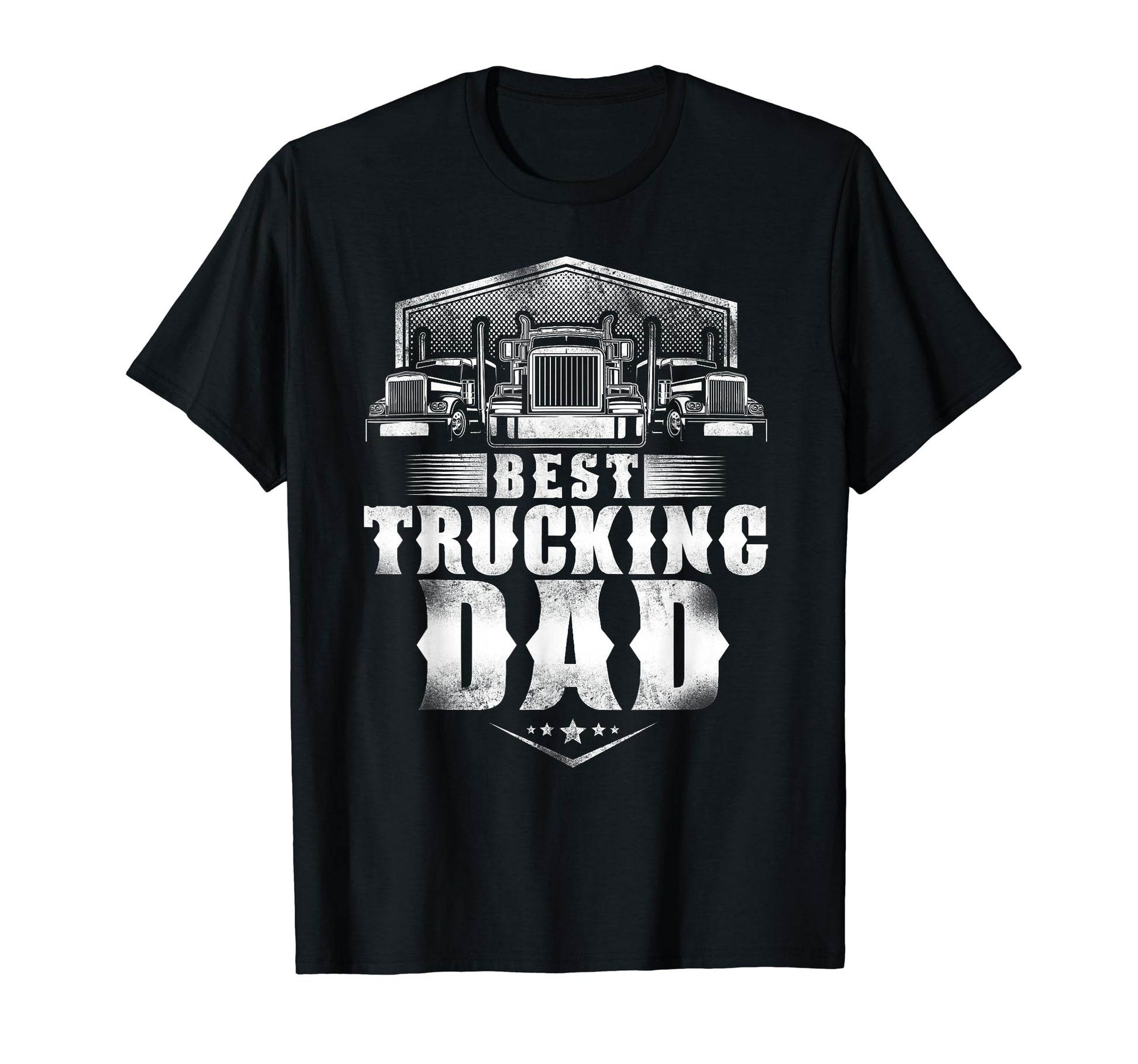 Trucker Truck Driver Dad Father Best T-Shirt - Novelty Apparel for Adults - T-Shirt, Sweatshirt, Hoodie