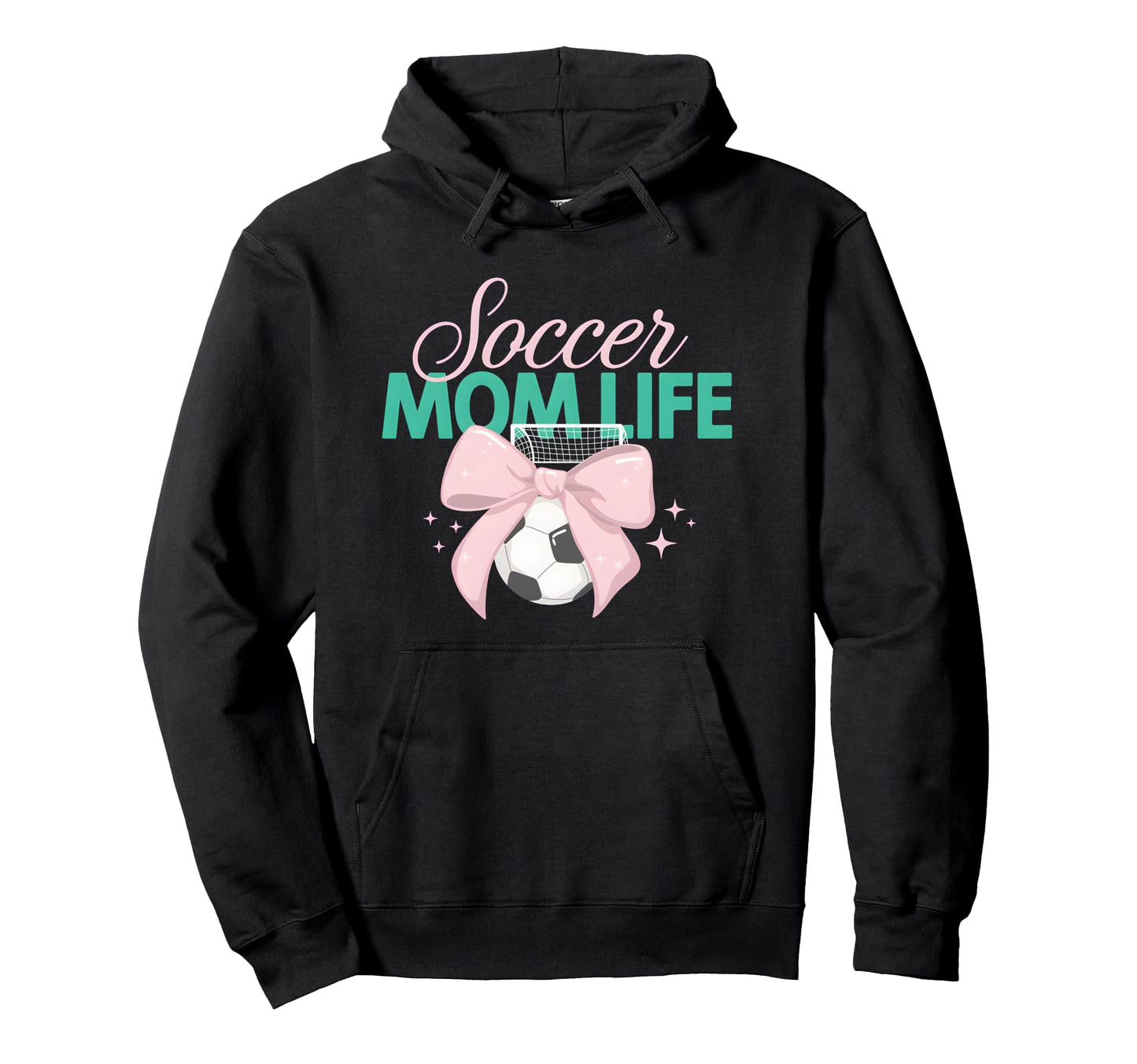Soccer Mom Life Match Day Energy Hoodie - Fun Novelty Design for Adults - T-Shirt, Sweatshirt, Hoodie