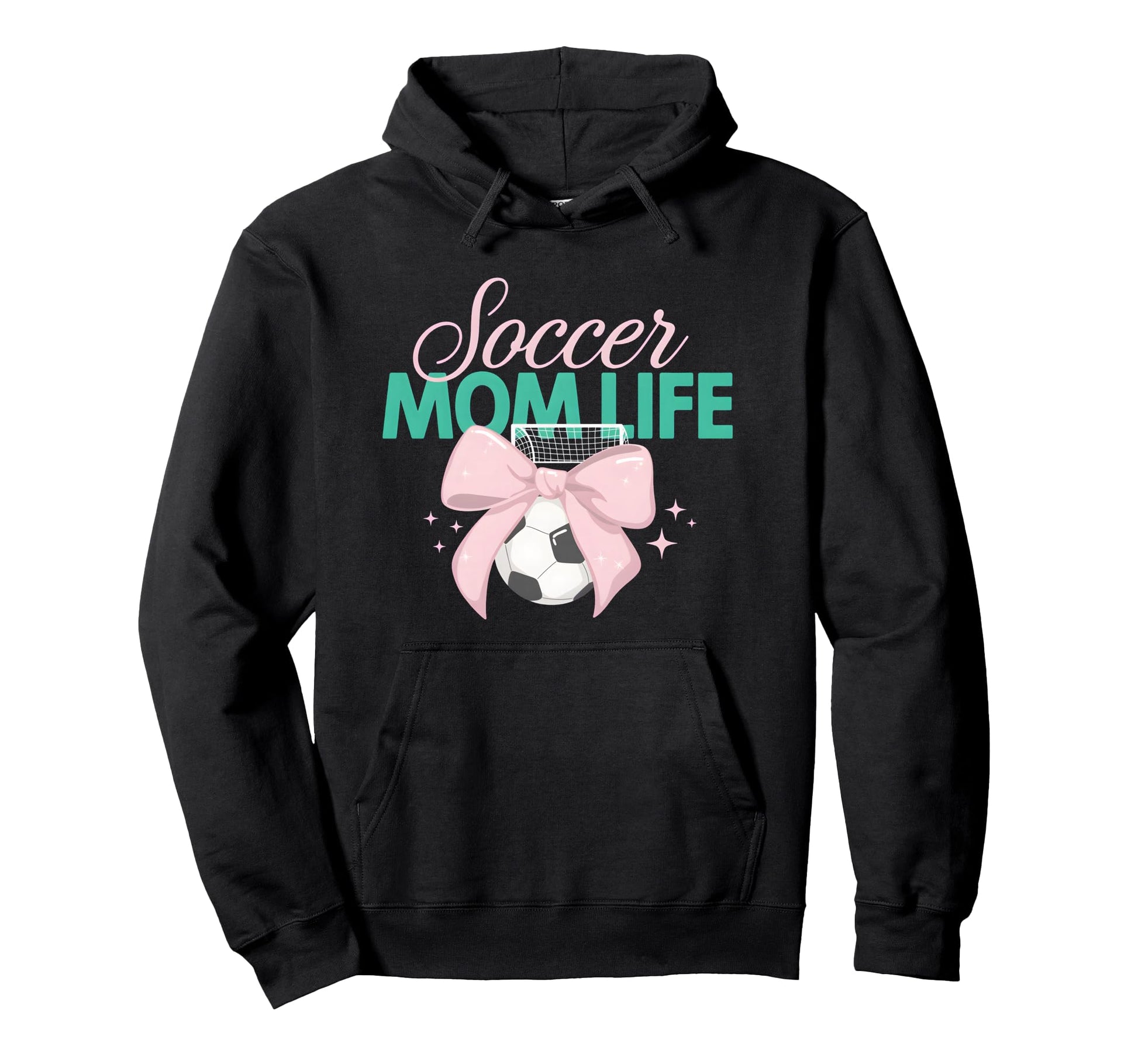 Soccer Mom Life Match Day Energy Hoodie - Fun Novelty Design for Adults - T-Shirt, Sweatshirt, Hoodie