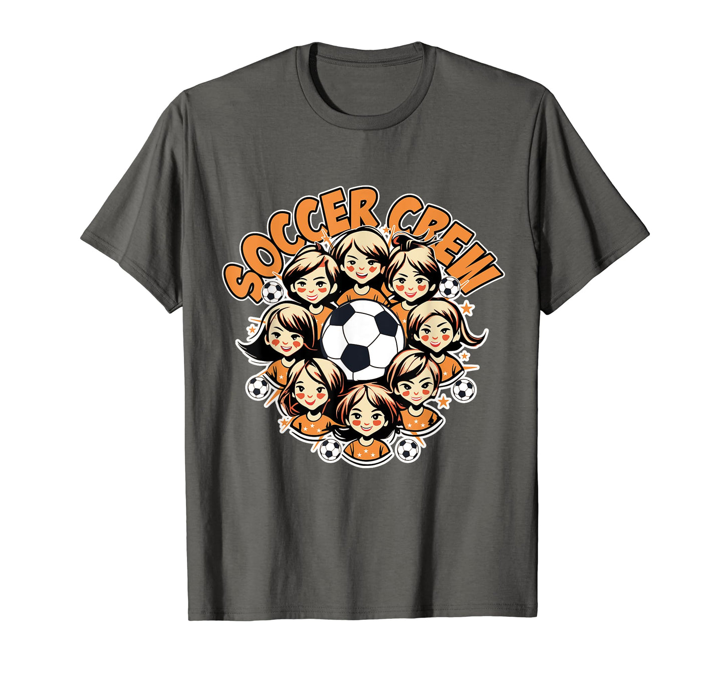 Soccer Ladies Crew Soccer Team Group T-Shirt - Custom Art Print for Adults - T-Shirt, Sweatshirt, Hoodie