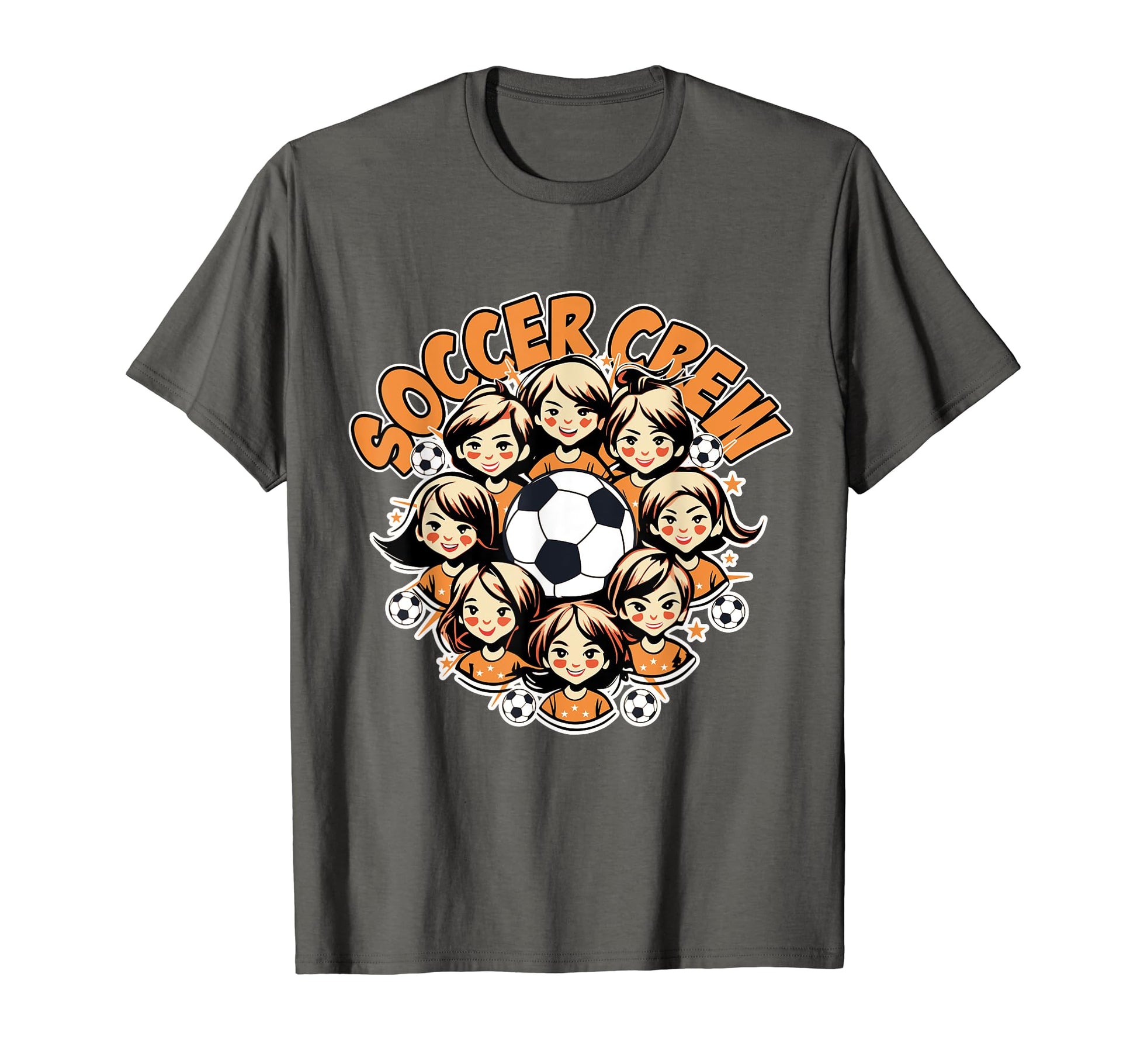 Soccer Ladies Crew Soccer Team Group T-Shirt - Custom Art Print for Adults - T-Shirt, Sweatshirt, Hoodie