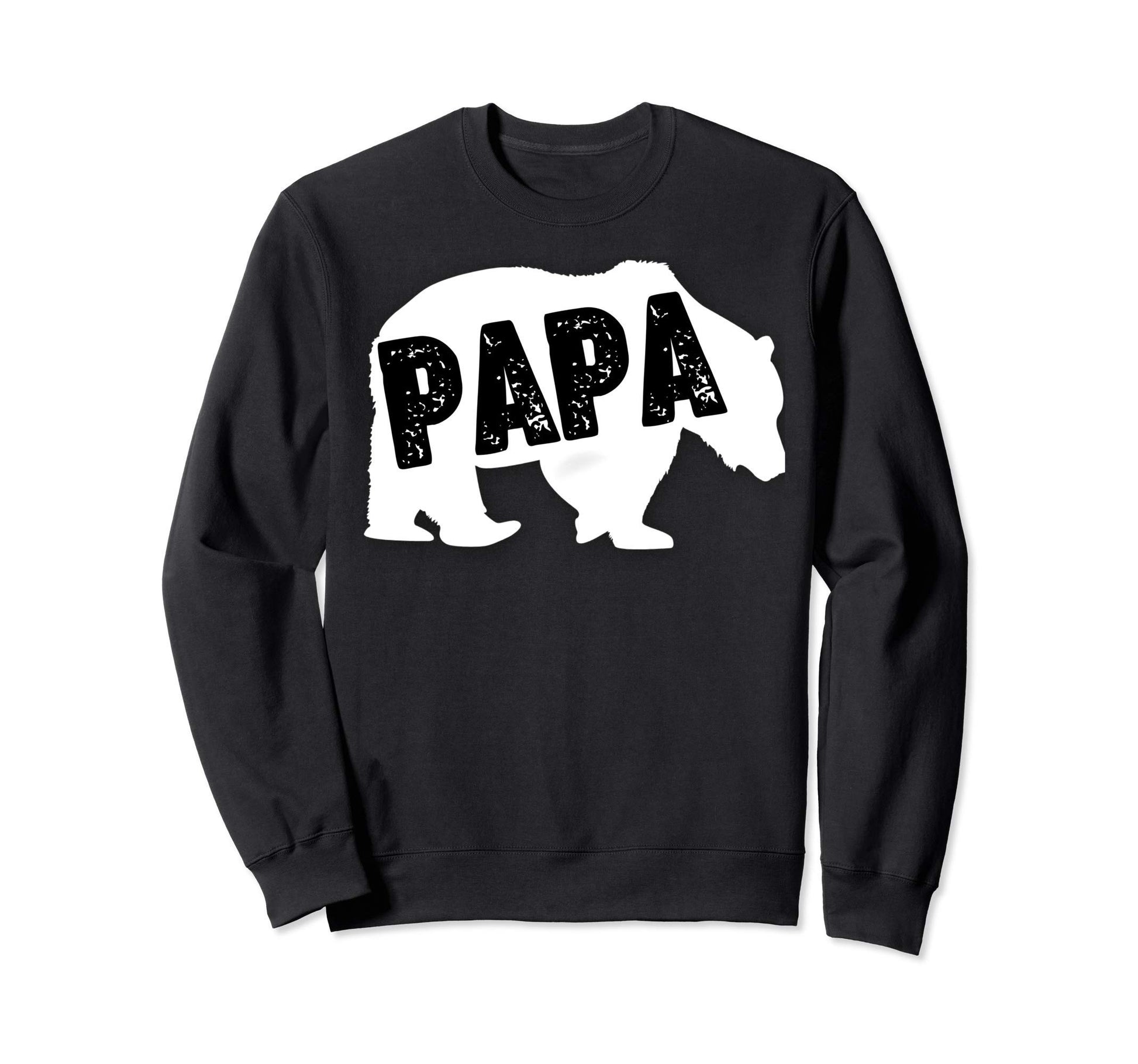 Papa Bear Funny Joke Funny Sweatshirt - Minimalist Print for Adults - T-Shirt, Sweatshirt, Hoodie
