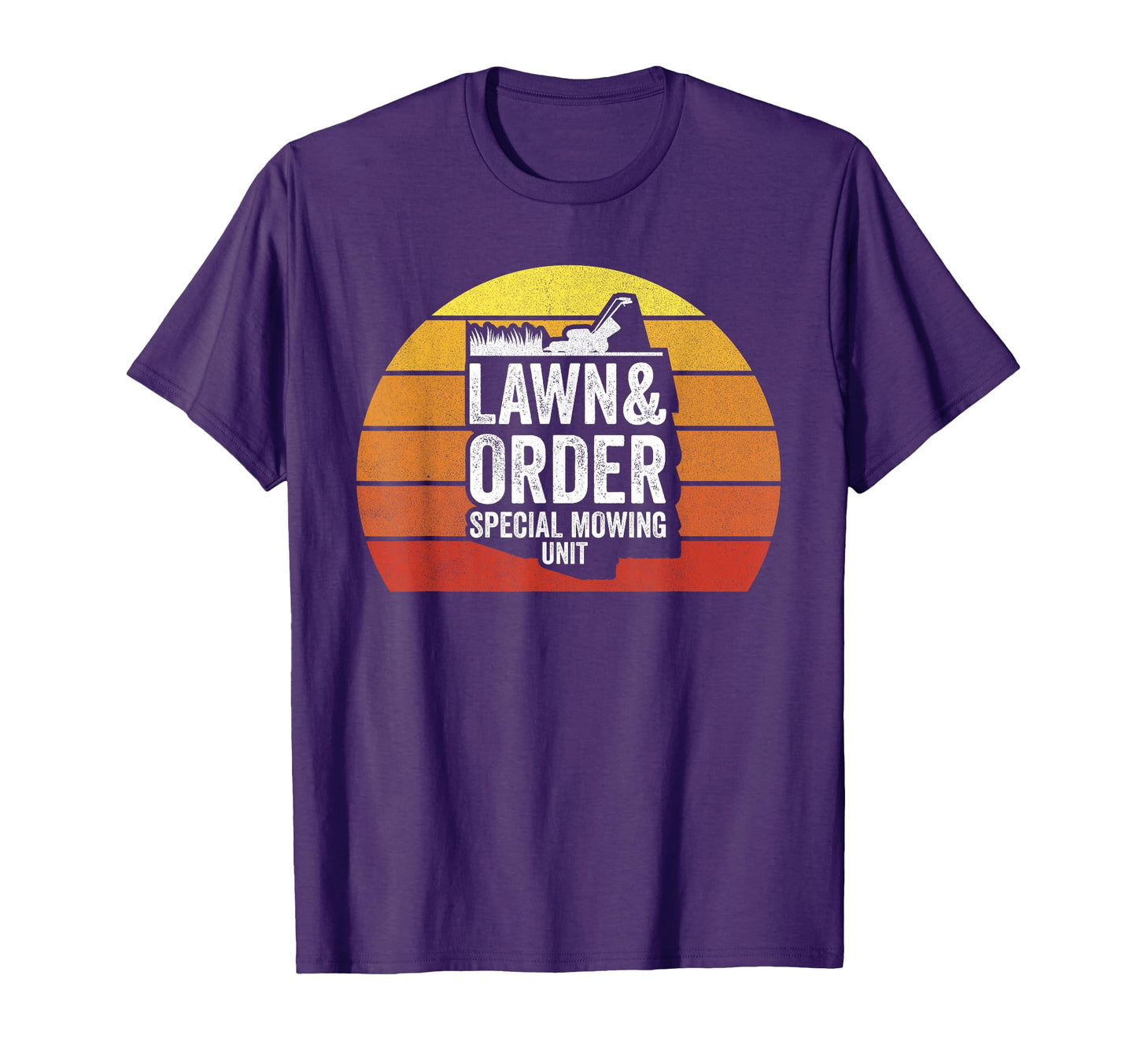 Lawn Order Special Mowing Unit Funny Dad T-Shirt - Minimalist Print Unisex - T-Shirt, Sweatshirt, Hoodie