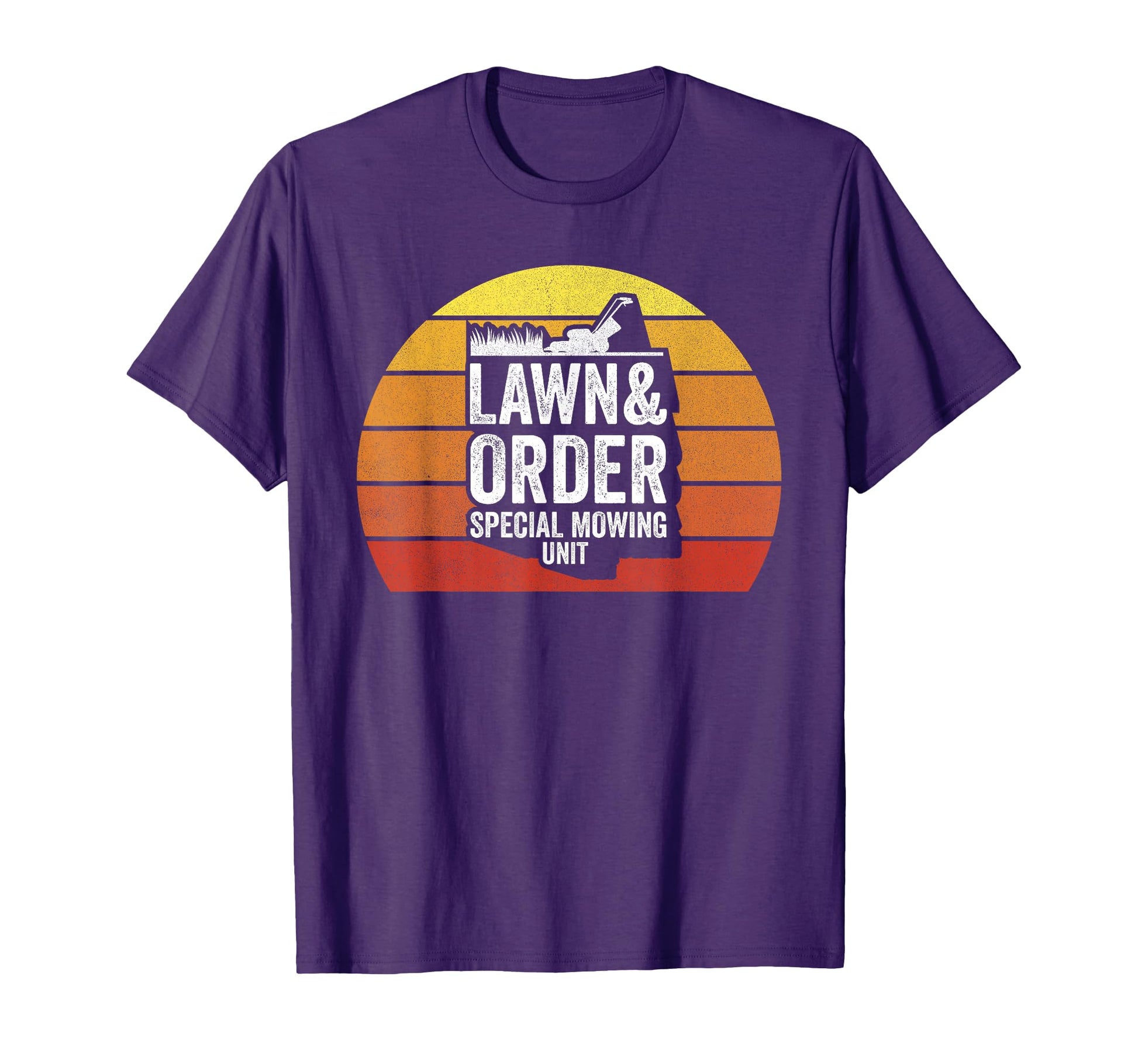 Lawn Order Special Mowing Unit Funny Dad T-Shirt - Minimalist Print Unisex - T-Shirt, Sweatshirt, Hoodie