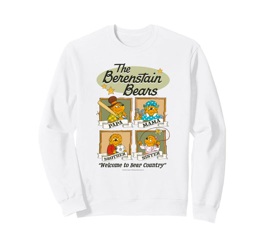 Berenstain Bears Family Sports And Sweatshirt - Unique Graphic Unisex - T-Shirt, Sweatshirt, Hoodie
