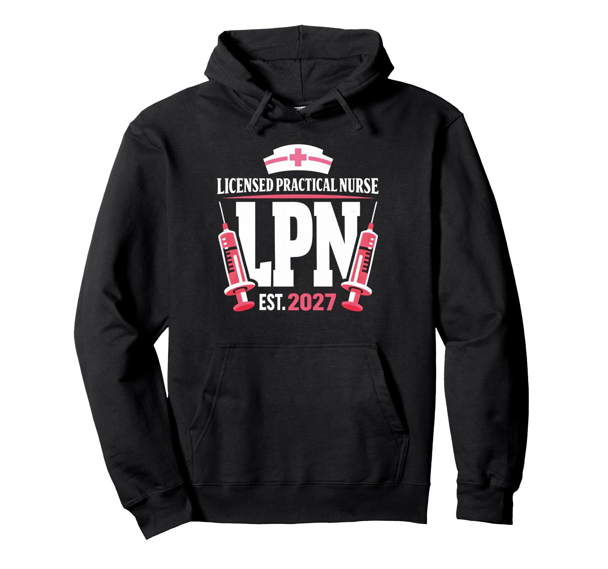 Licensed Practical Nurse Lpn 2027 Graduation Hoodie - Graphic Print Unisex - T-Shirt, Sweatshirt, Hoodie