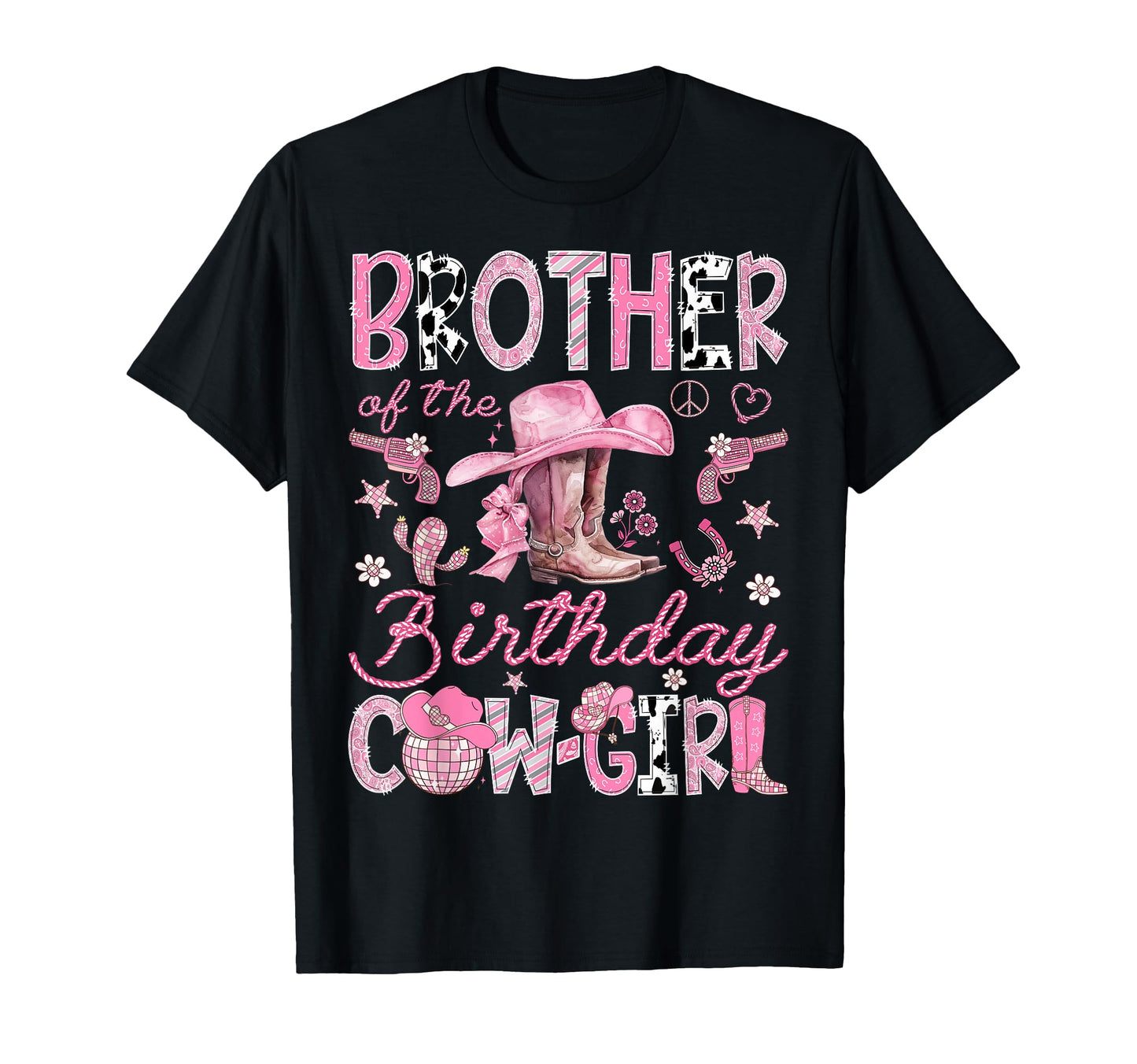 Brother Birthday Cowgirl Coquette Rodeo T-Shirt - Trendy Graphic Unisex - T-Shirt, Sweatshirt, Hoodie