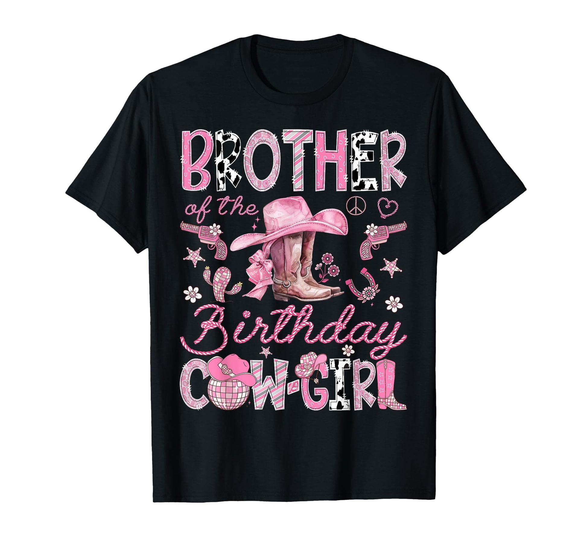 Brother Birthday Cowgirl Coquette Rodeo T-Shirt - Trendy Graphic Unisex - T-Shirt, Sweatshirt, Hoodie