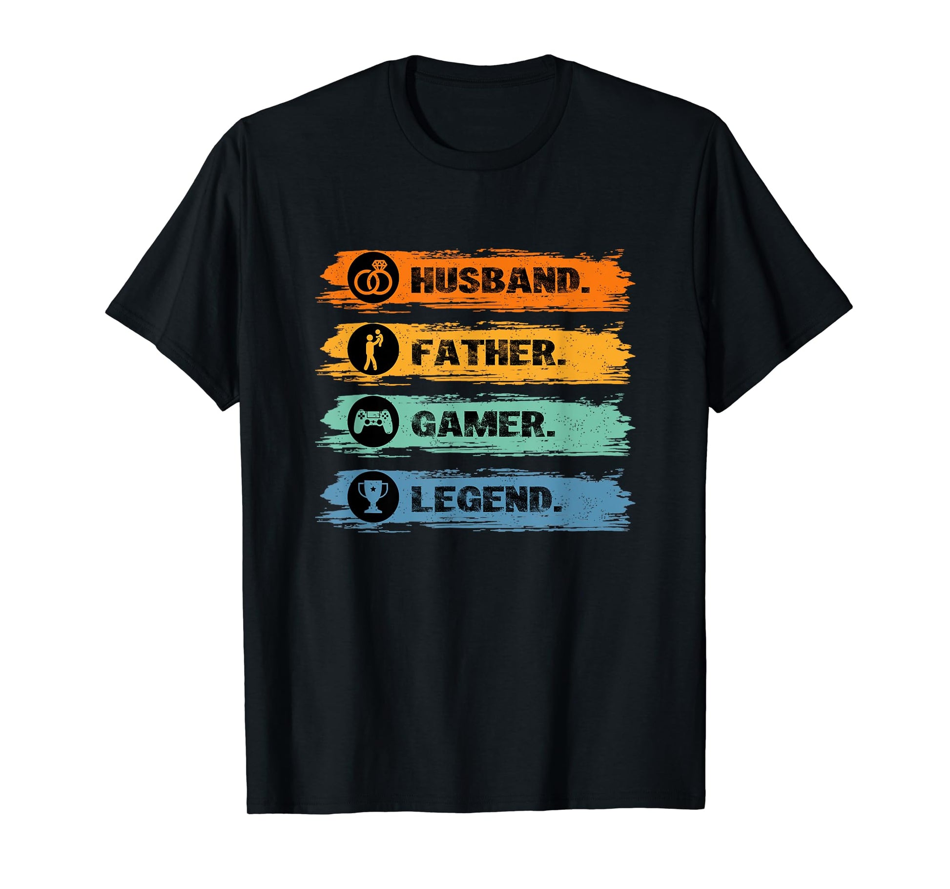 Funny Gamer Dads Husbands T-Shirt - Minimalist Print Men Women - T-Shirt, Sweatshirt, Hoodie