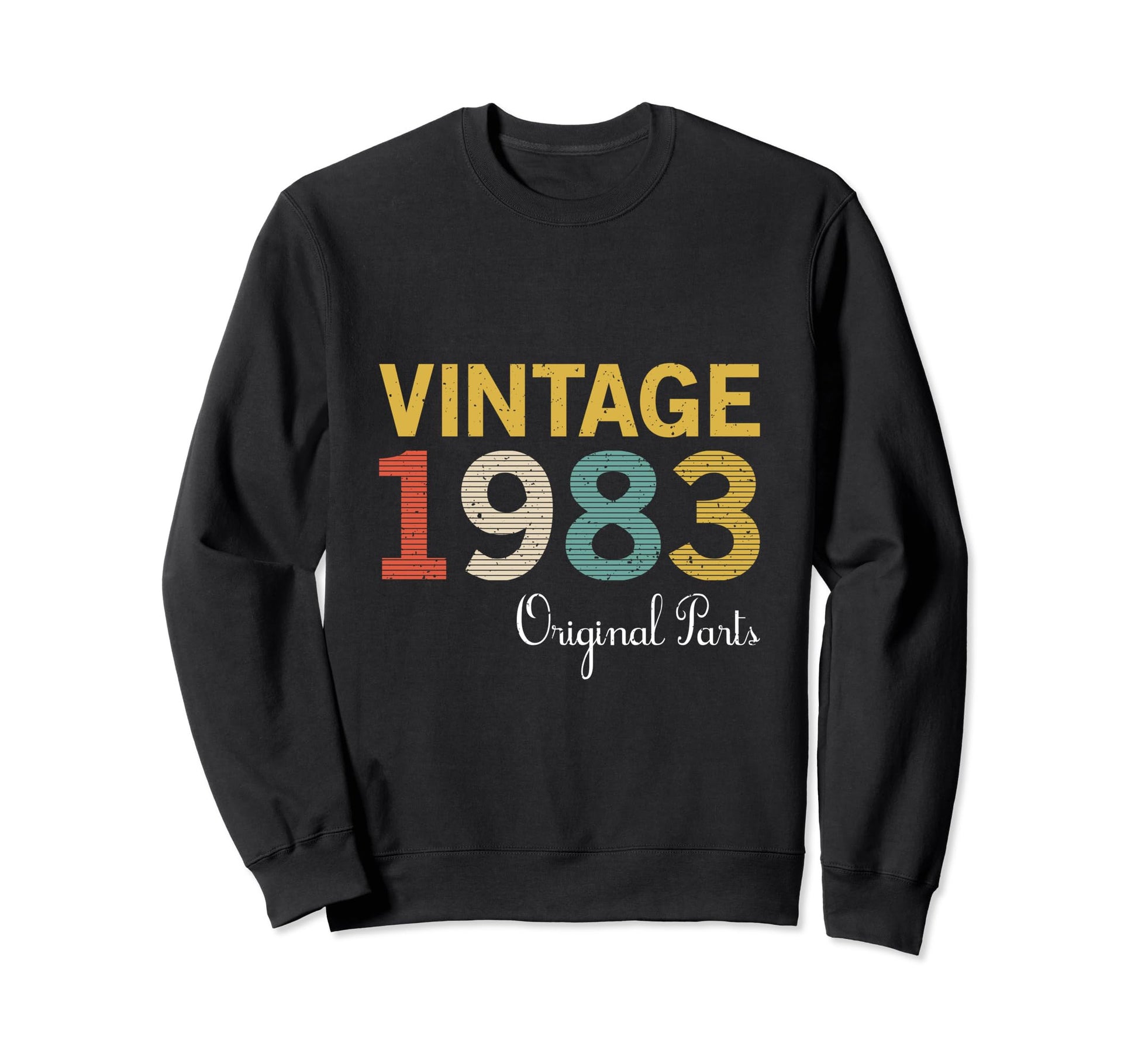 Year 1983 Gift Birthday Mom Dad Sweatshirt - Minimalist Print for Adults - T-Shirt, Sweatshirt, Hoodie