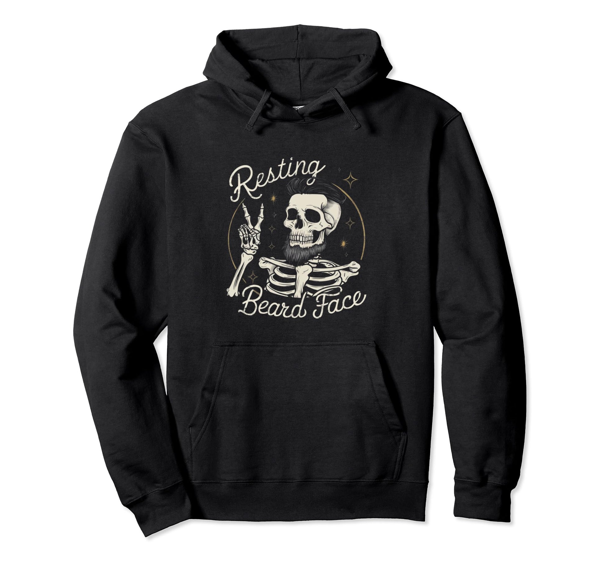 Bearded Dad Daddy Papa Fathers Day Hoodie - Trendy Graphic Men Women - T-Shirt, Sweatshirt, Hoodie