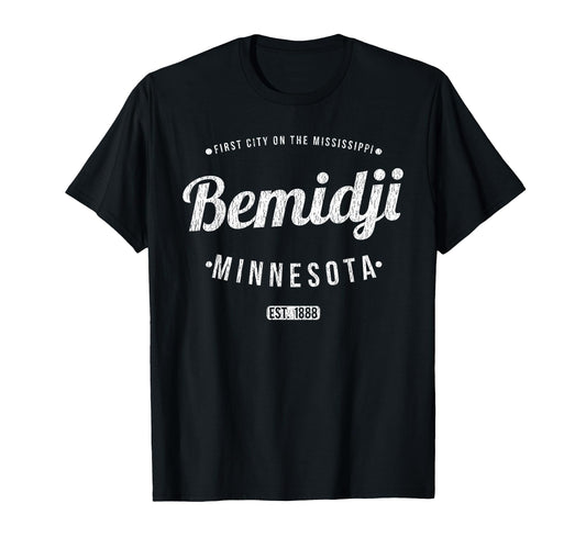 Bemidji Minnesota Souvenir Mn Bemidji T-Shirt - Aesthetic Graphic Unisex - T-Shirt, Sweatshirt, Hoodie
