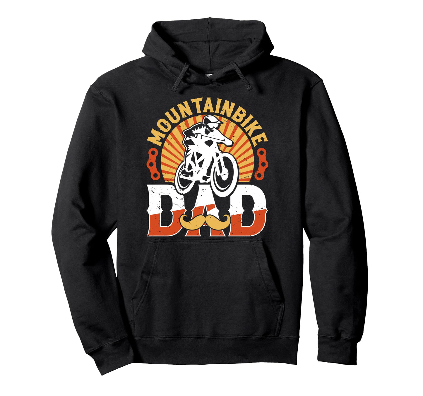Mountain Bike Dad Mountain Biking Hoodie - Casual Everyday Wear Men Women - T-Shirt, Sweatshirt, Hoodie