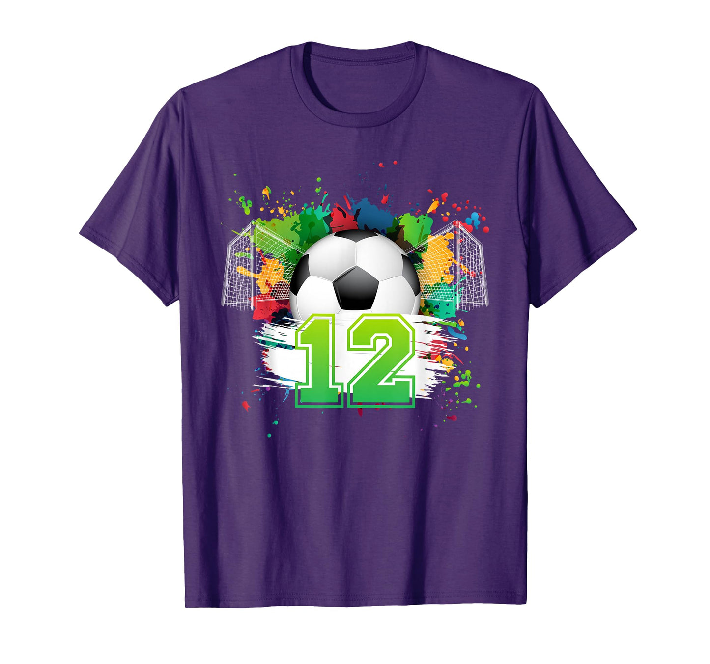 12Th Soccer Birthday Party 12 Year T-Shirt - Fun Novelty Design for Adults - T-Shirt, Sweatshirt, Hoodie