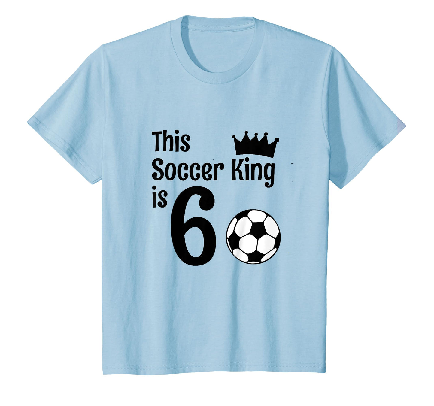6 Year Old Soccer Birthday Party 6Th T-Shirt - Custom Art Print Men Women - T-Shirt, Sweatshirt, Hoodie