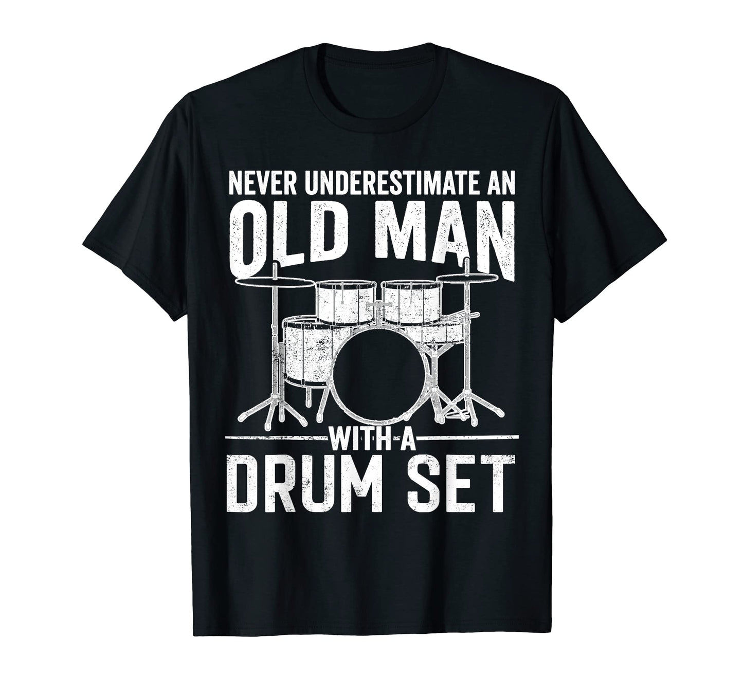 Drummer Dad Drum Set Art Player Kit T-Shirt - Unique Graphic Unisex - T-Shirt, Sweatshirt, Hoodie