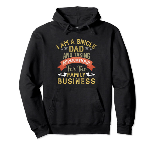 Accepting Applications Happy Single Hoodie - Fun Novelty Design for Adults - T-Shirt, Sweatshirt, Hoodie