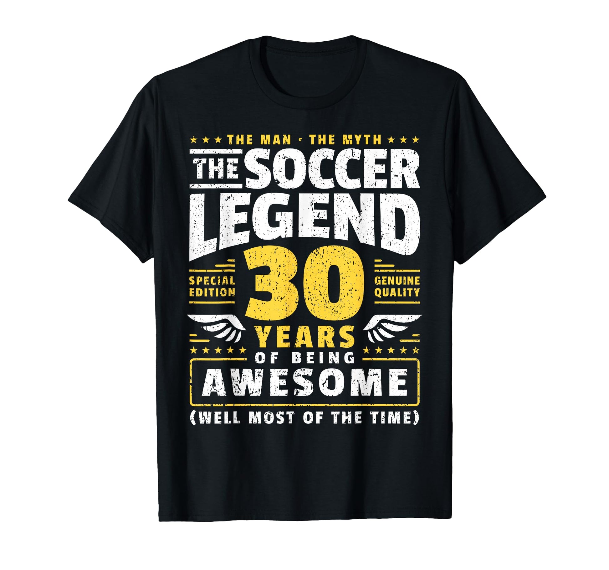 30Th Birthday Soccer Player 30 Years T-Shirt - Streetwear Style for Adults - T-Shirt, Sweatshirt, Hoodie