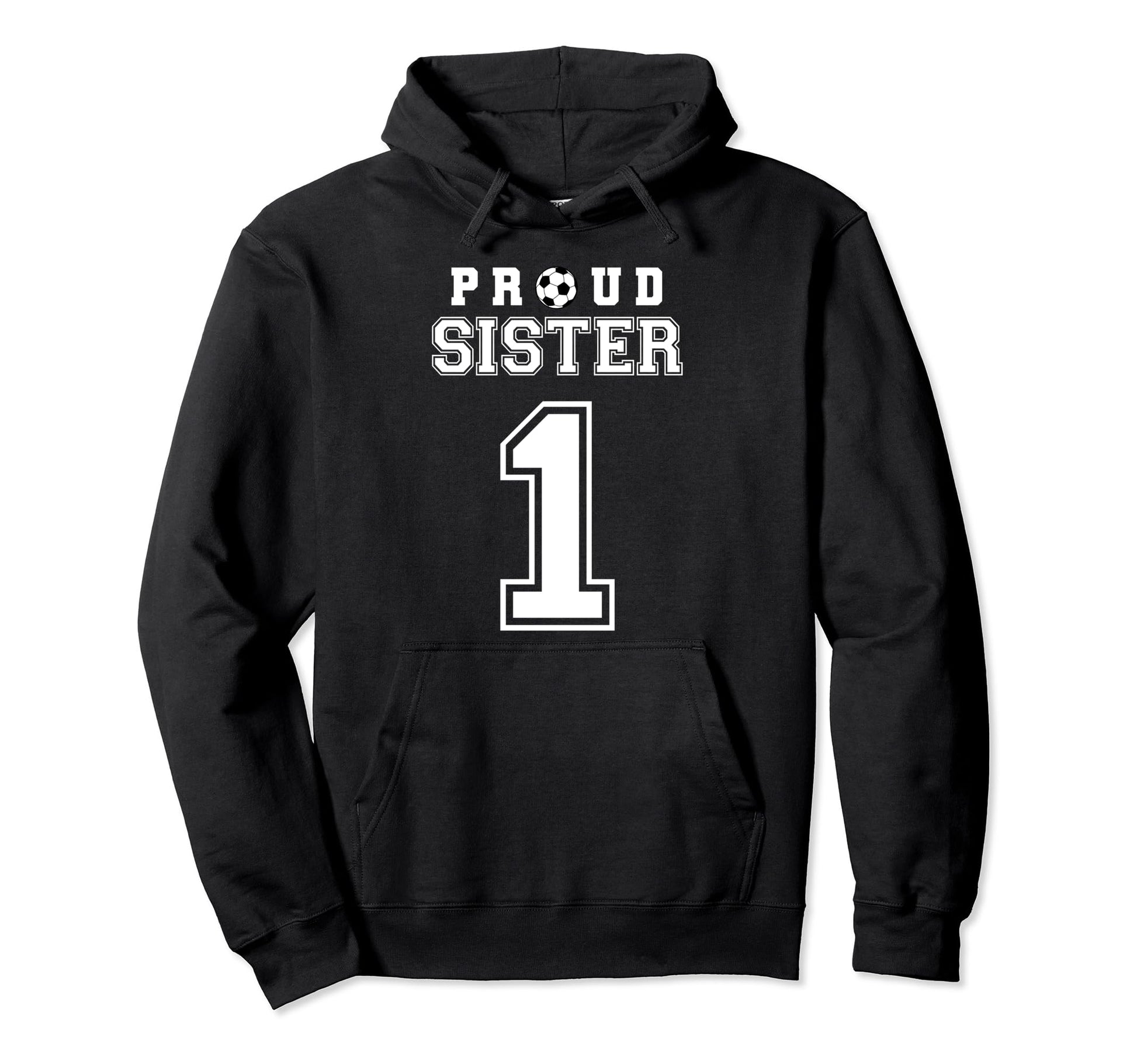 Number 1 Custom Proud Soccer Hoodie - Casual Everyday Wear for Adults - T-Shirt, Sweatshirt, Hoodie