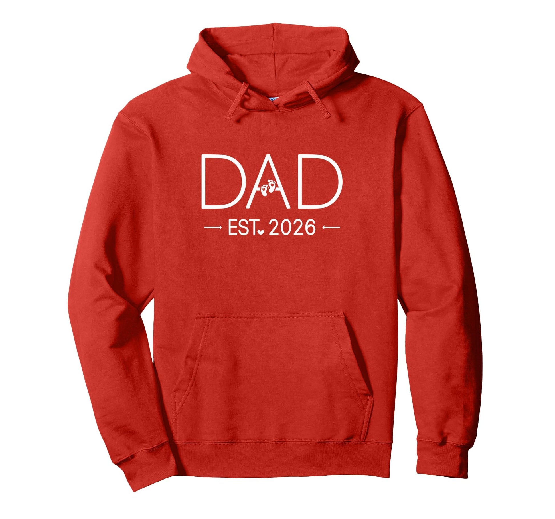 Dad Est 2026 New Dad Mom Matching Father Hoodie - Streetwear Style Unisex - T-Shirt, Sweatshirt, Hoodie