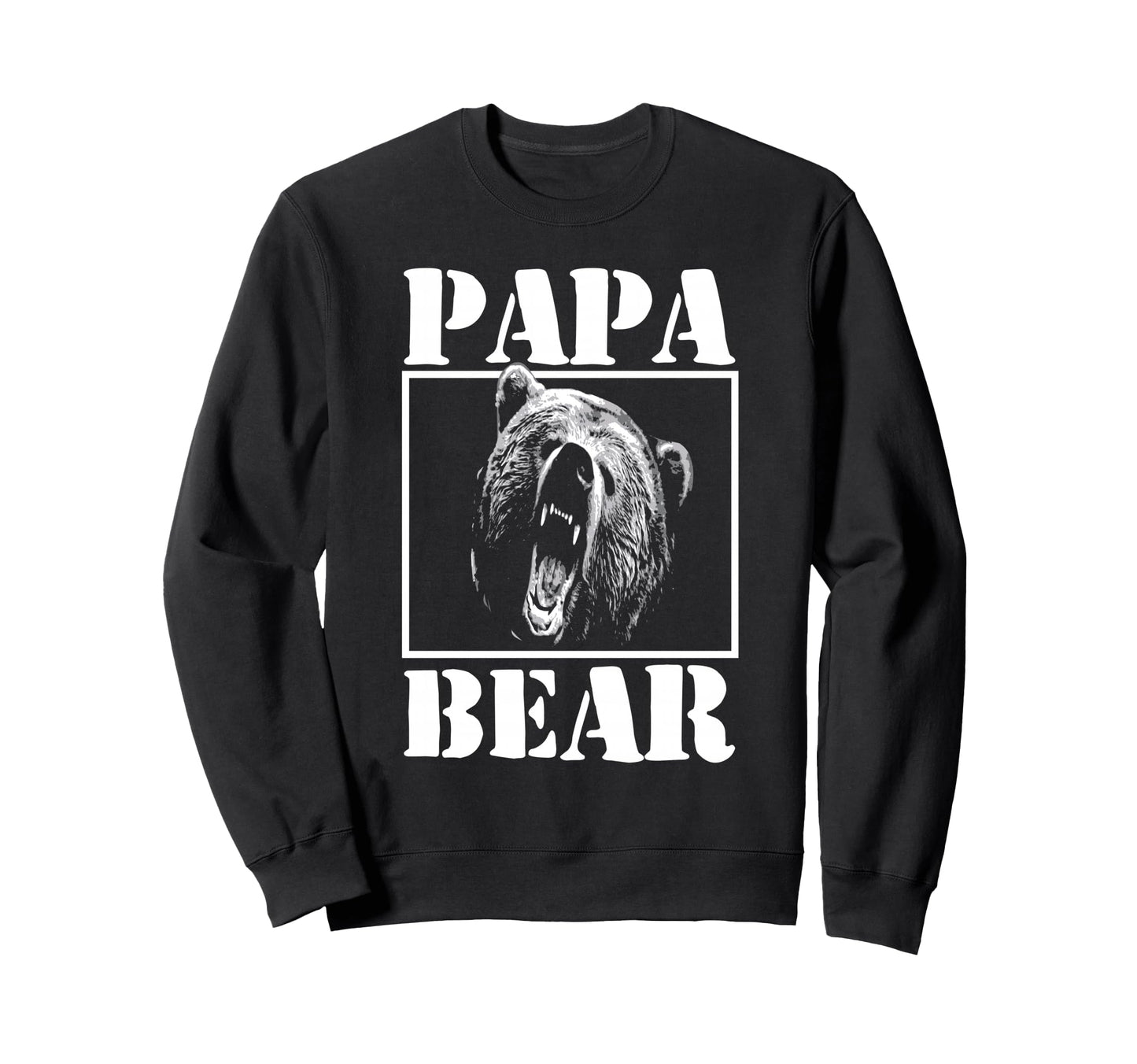 Mens Papa Bear Funny Fathers Day Dad Sweatshirt - Trendy Graphic Men Women - T-Shirt, Sweatshirt, Hoodie