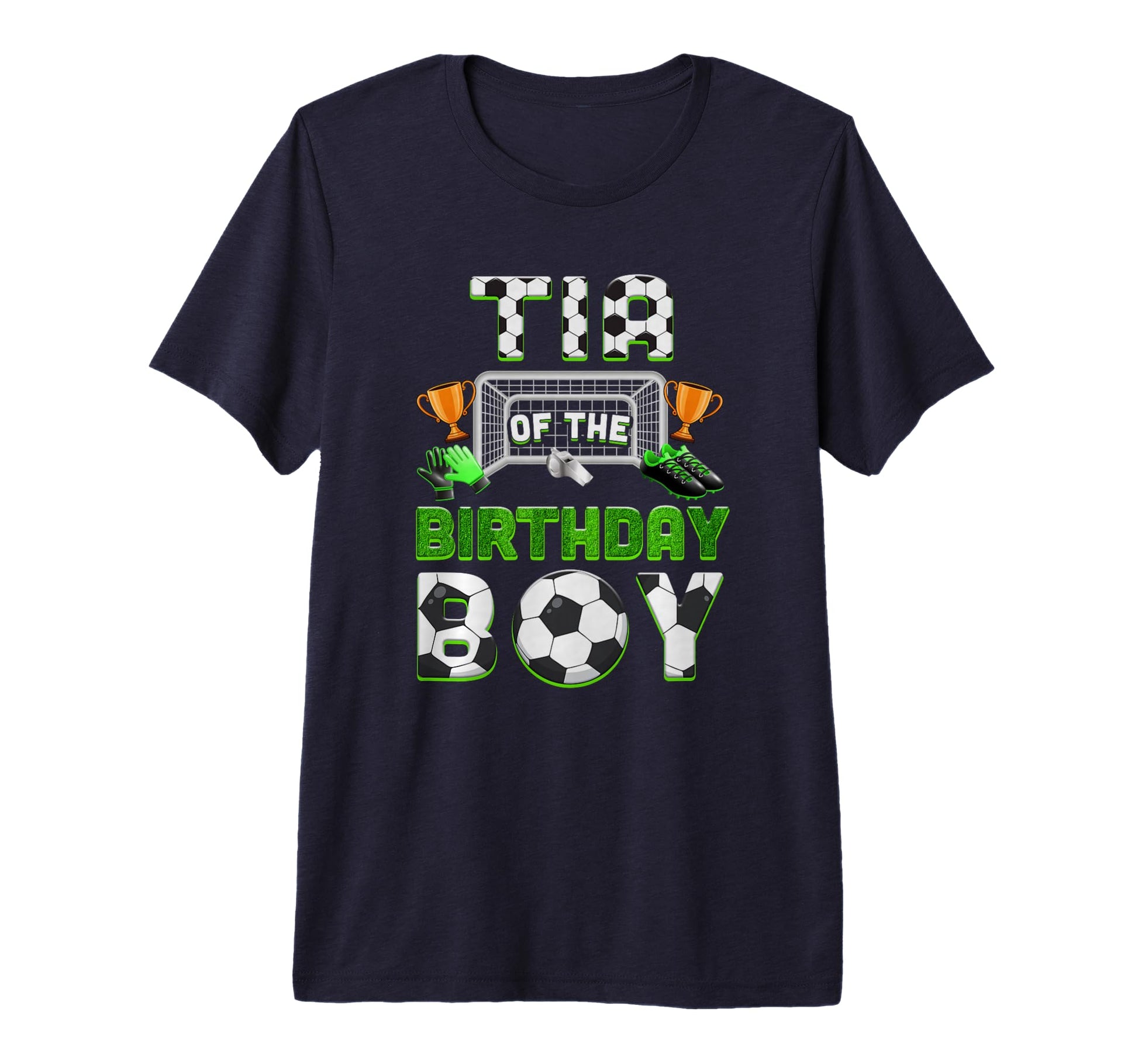 Tia Birthday Soccer Family T-Shirt - Casual Everyday Wear for Adults - T-Shirt, Sweatshirt, Hoodie