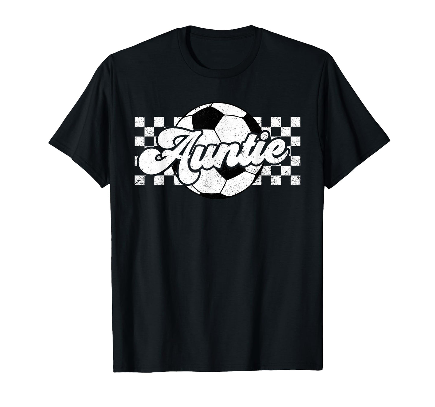 Soccer Auntie Aunt Lover Family T-Shirt - Minimalist Print Men Women - T-Shirt, Sweatshirt, Hoodie