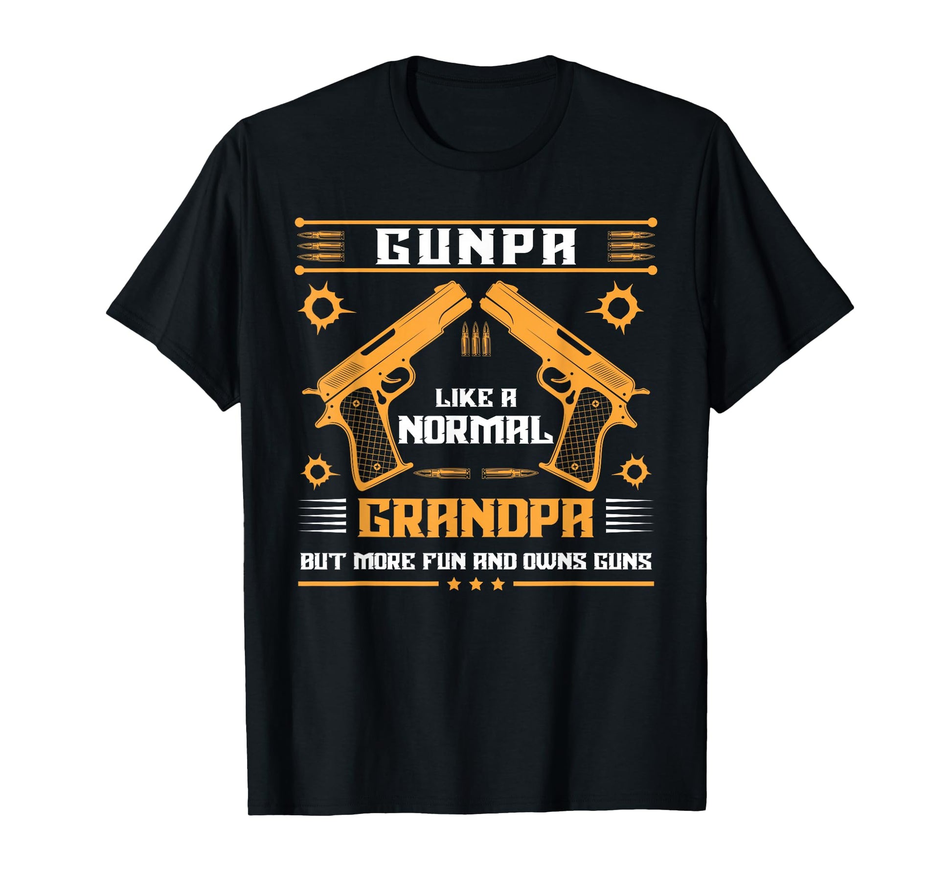 Gunpa Like Normal Grandpa But More T-Shirt - Custom Art Print for Adults - T-Shirt, Sweatshirt, Hoodie