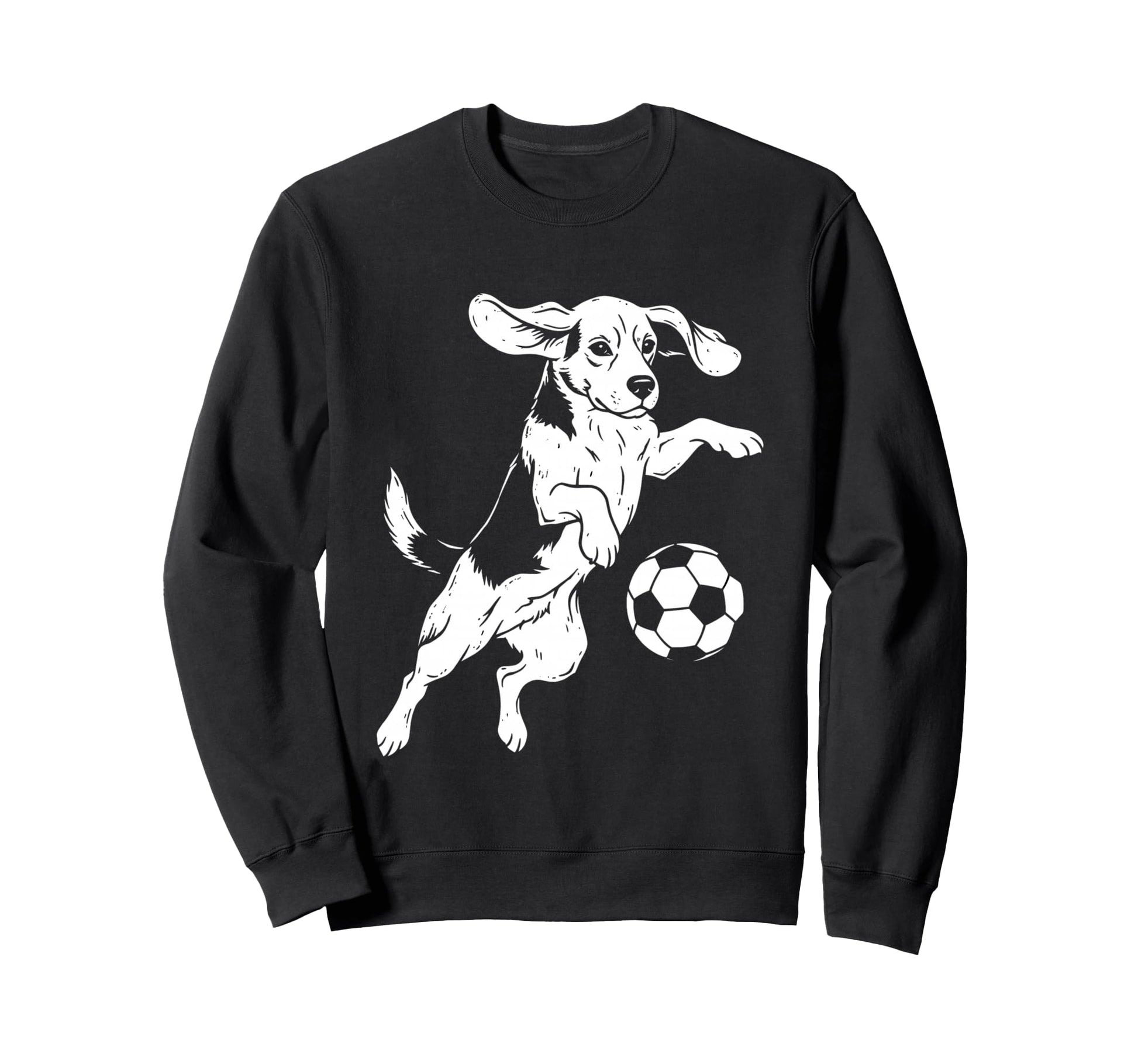 Beagle Soccer Player Funny Dog Sweatshirt - Aesthetic Graphic for Adults - T-Shirt, Sweatshirt, Hoodie