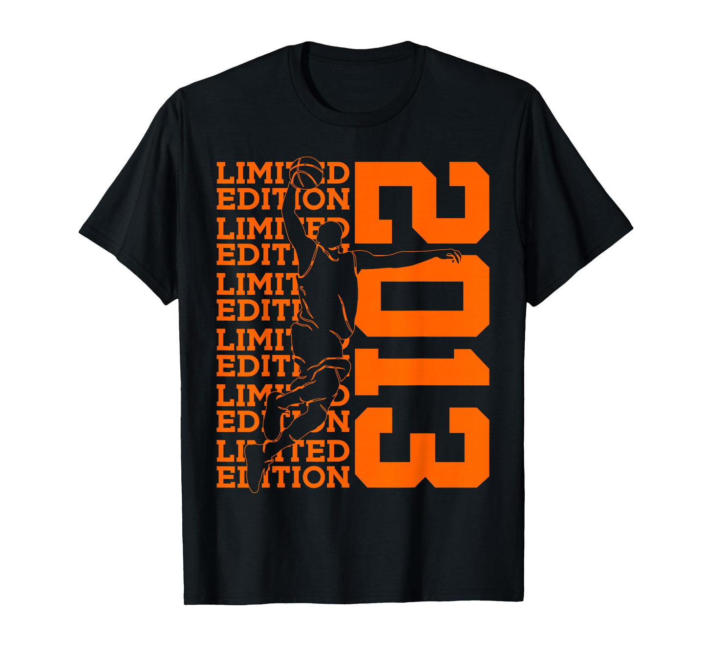 2013 Basketball 13Th Birthday T-Shirt - Novelty Apparel for Adults - T-Shirt, Sweatshirt, Hoodie