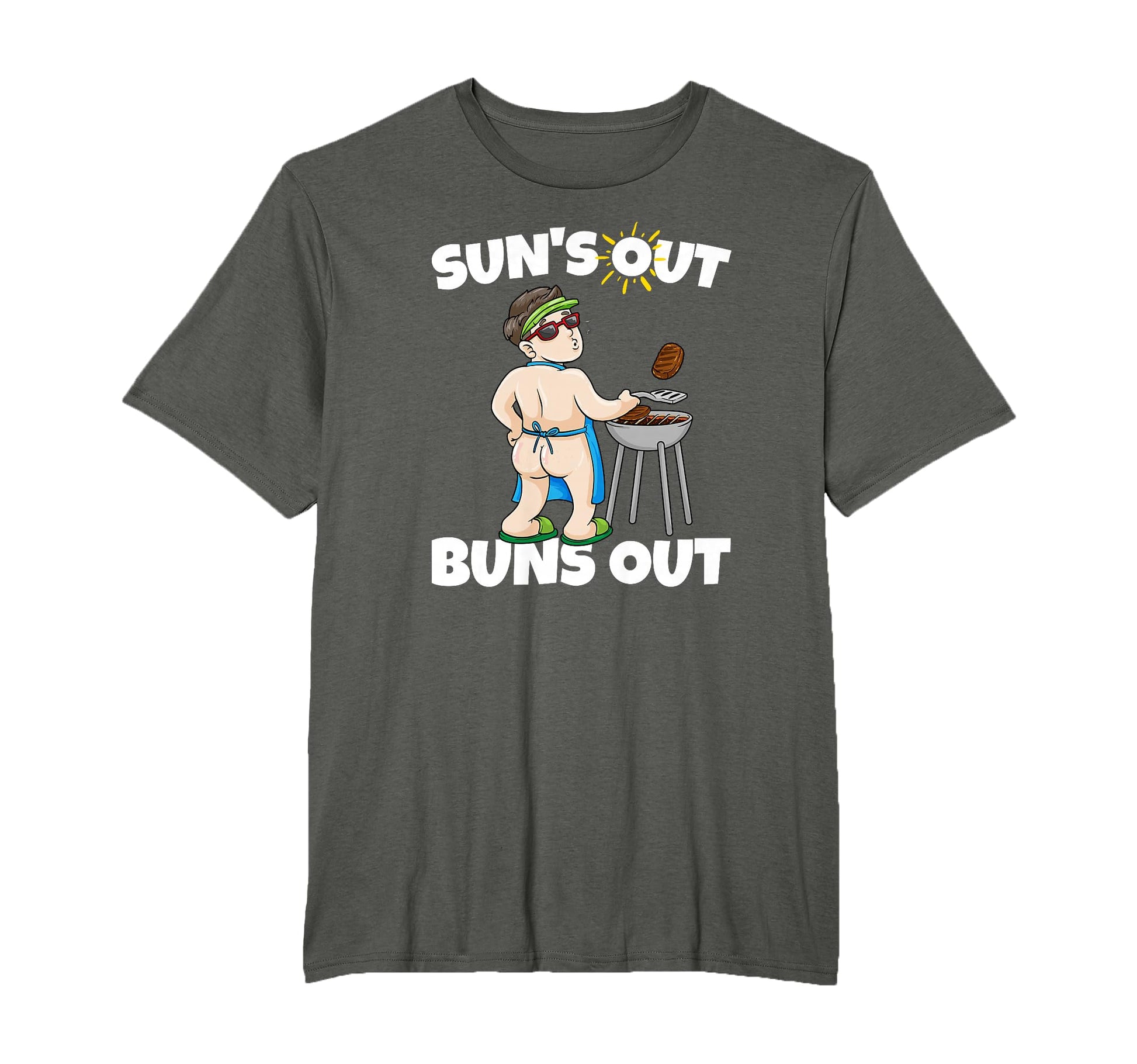 Suns Out Buns Out I Barbecue Pulled T-Shirt - Streetwear Style Men Women - T-Shirt, Sweatshirt, Hoodie