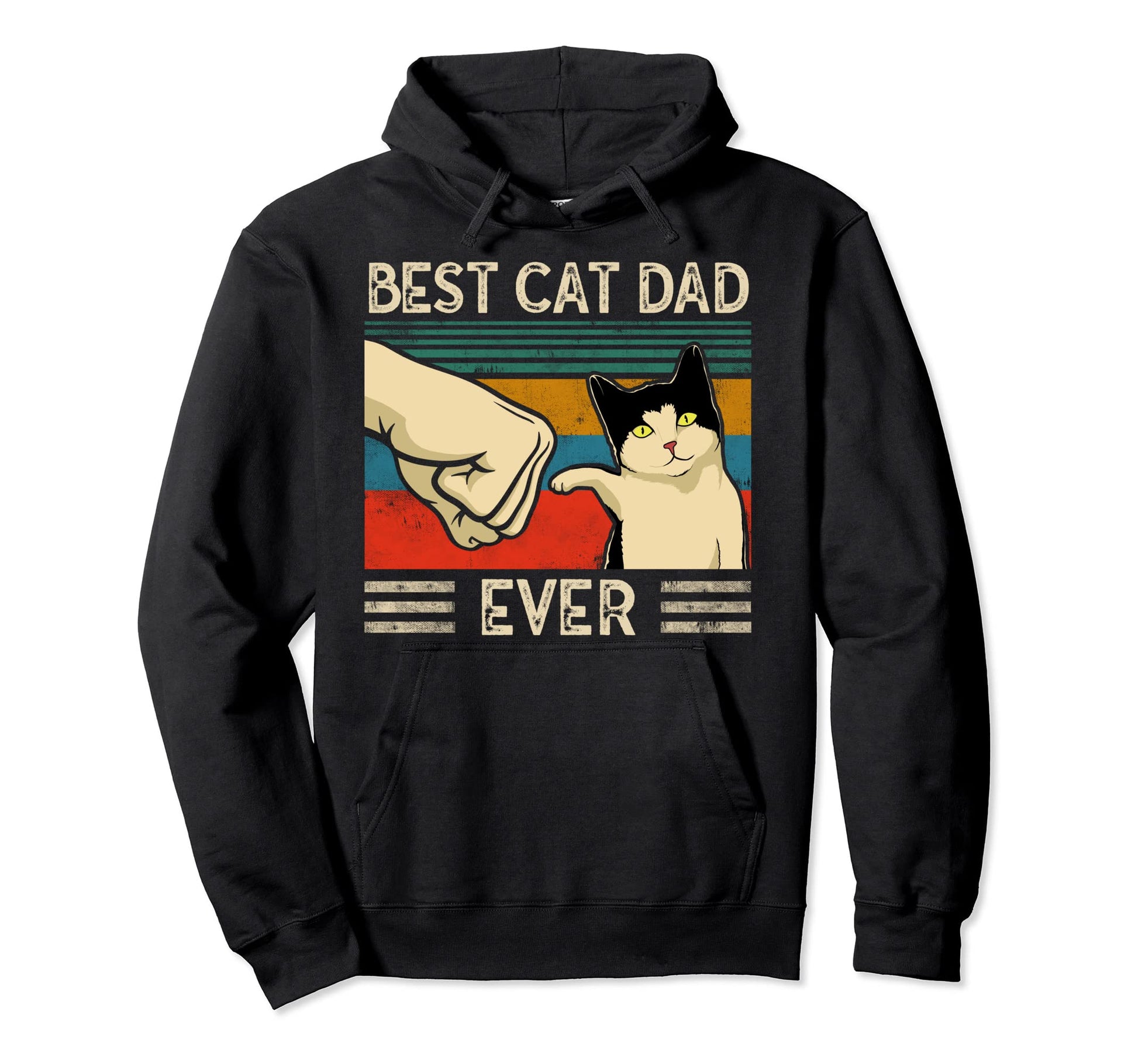 Best Cat Dad Ever Best Cat Dad Hoodie - Aesthetic Graphic Men Women - T-Shirt, Sweatshirt, Hoodie