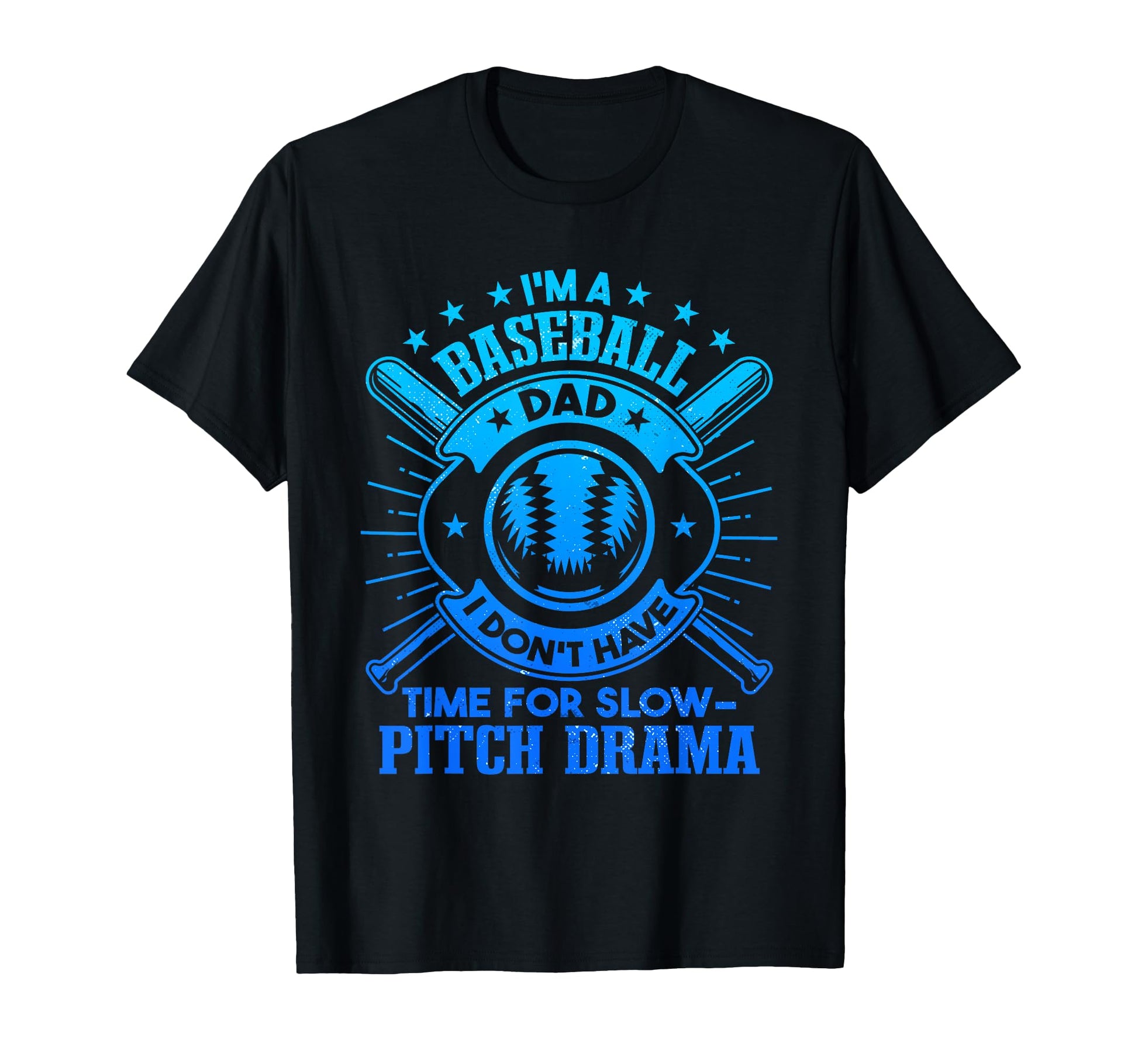 Fathers Day Baseball Im Baseball Dad T-Shirt - Graphic Print Men Women - T-Shirt, Sweatshirt, Hoodie