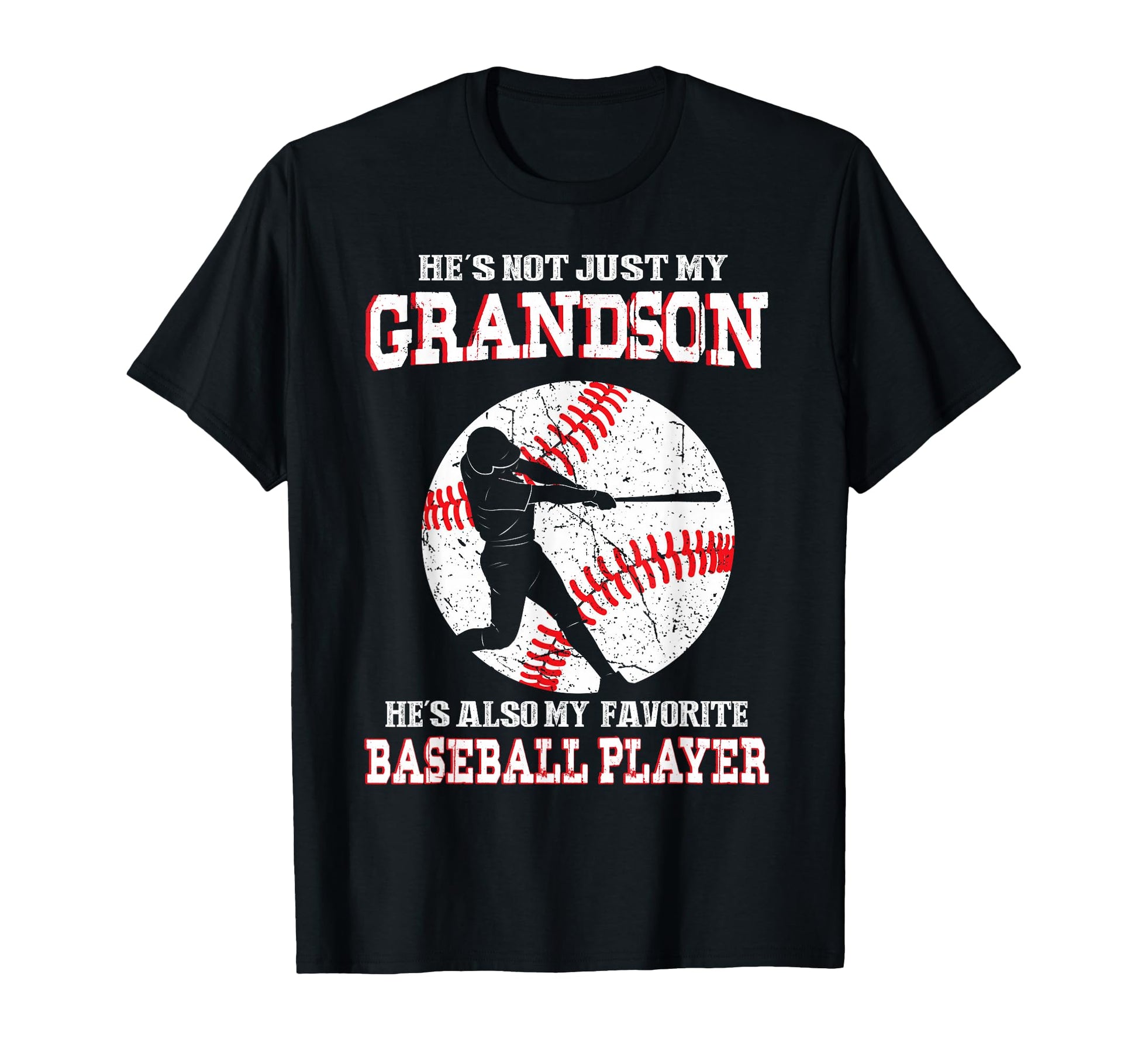 Not Just My Grandson Hes Also My T-Shirt - Custom Art Print Unisex - T-Shirt, Sweatshirt, Hoodie
