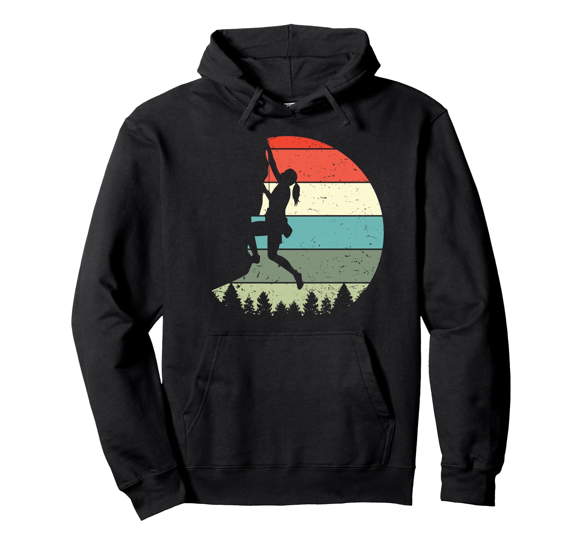 Rock Climbing Bouldering Climber Gift Hoodie - Custom Art Print for Adults - T-Shirt, Sweatshirt, Hoodie