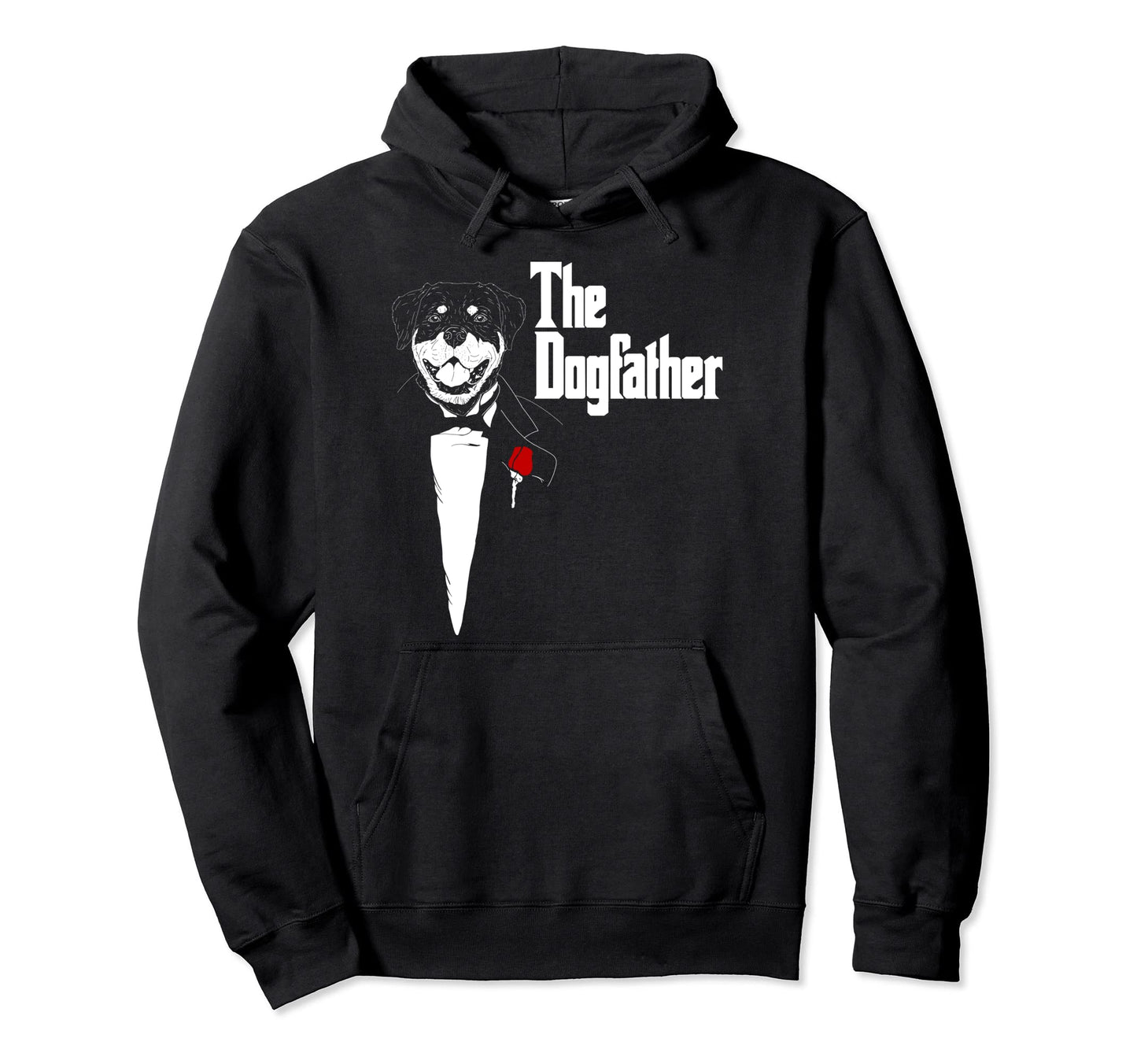 Rottweiler Dogfather Rottweiler Rottie Hoodie - Custom Art Print Unisex - T-Shirt, Sweatshirt, Hoodie