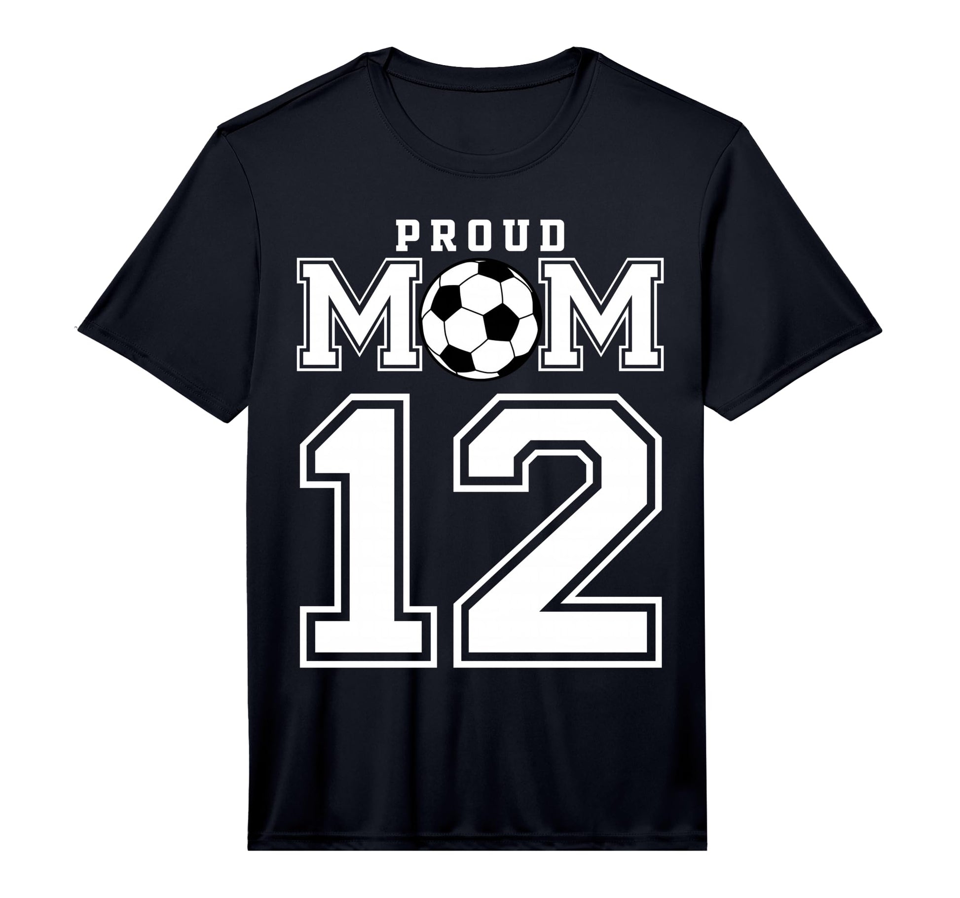 Number 12 Custom Proud Soccer T-Shirt - Casual Everyday Wear for Adults - T-Shirt, Sweatshirt, Hoodie