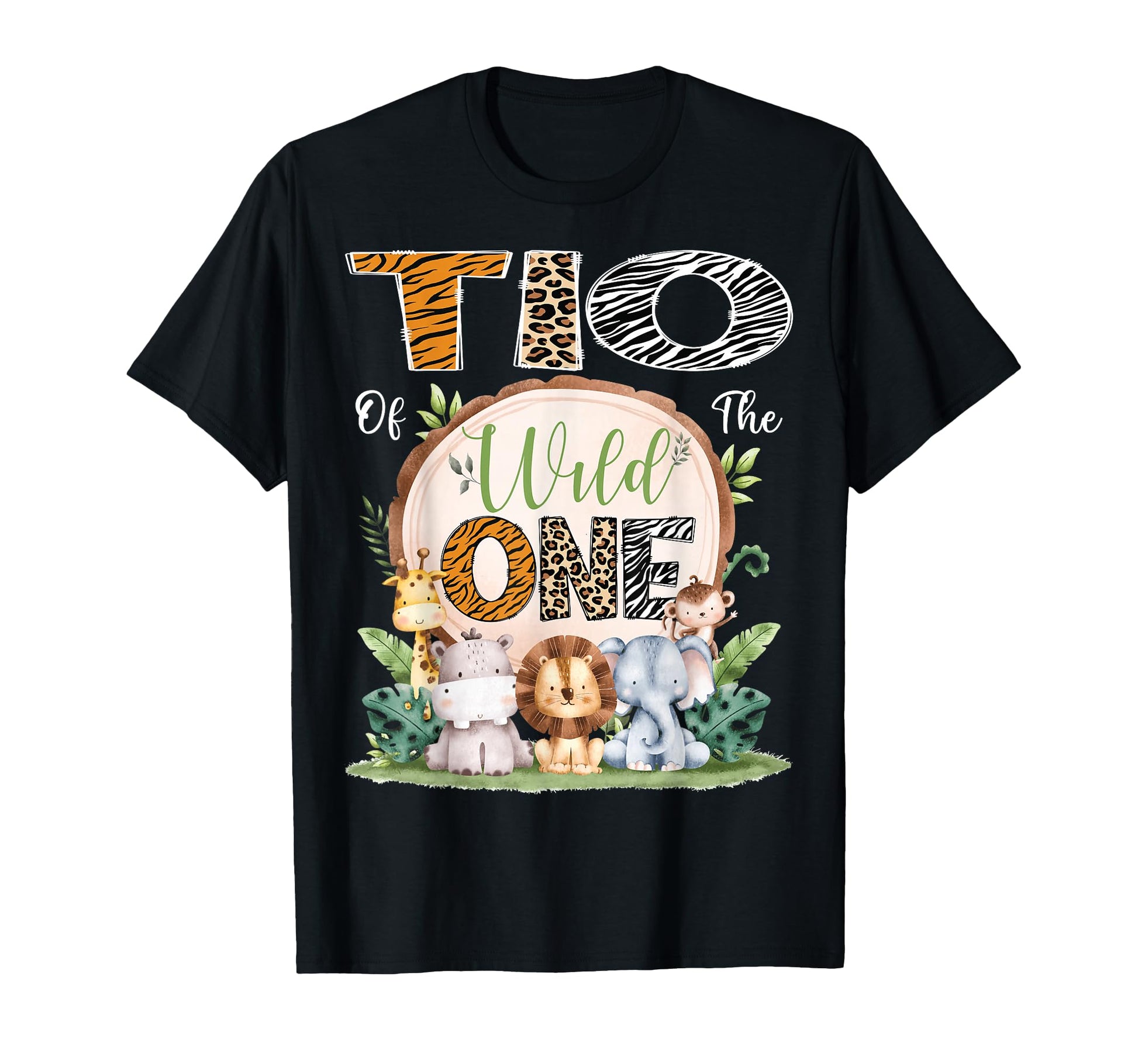 Tio Wild One 1St Birthday Safari T-Shirt - Fun Novelty Design Men Women - T-Shirt, Sweatshirt, Hoodie