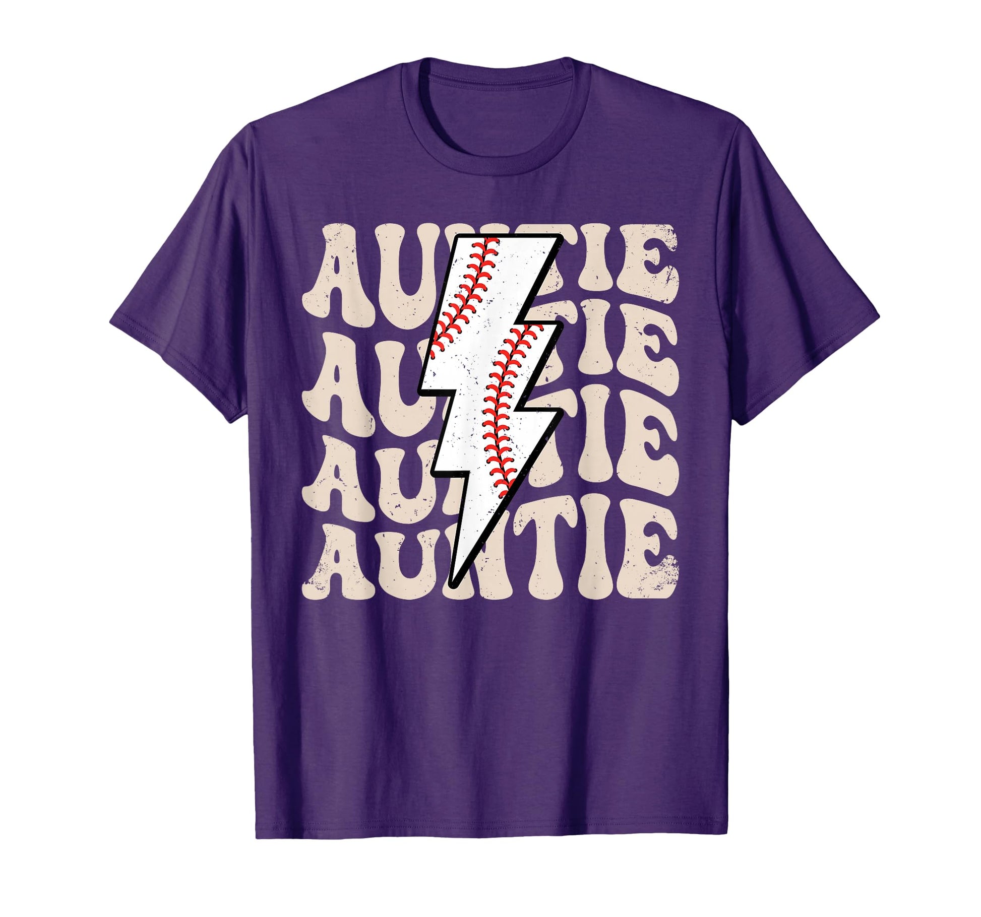 Lightning Groovy Proud Aunt T-Shirt - Casual Everyday Wear Men Women - T-Shirt, Sweatshirt, Hoodie