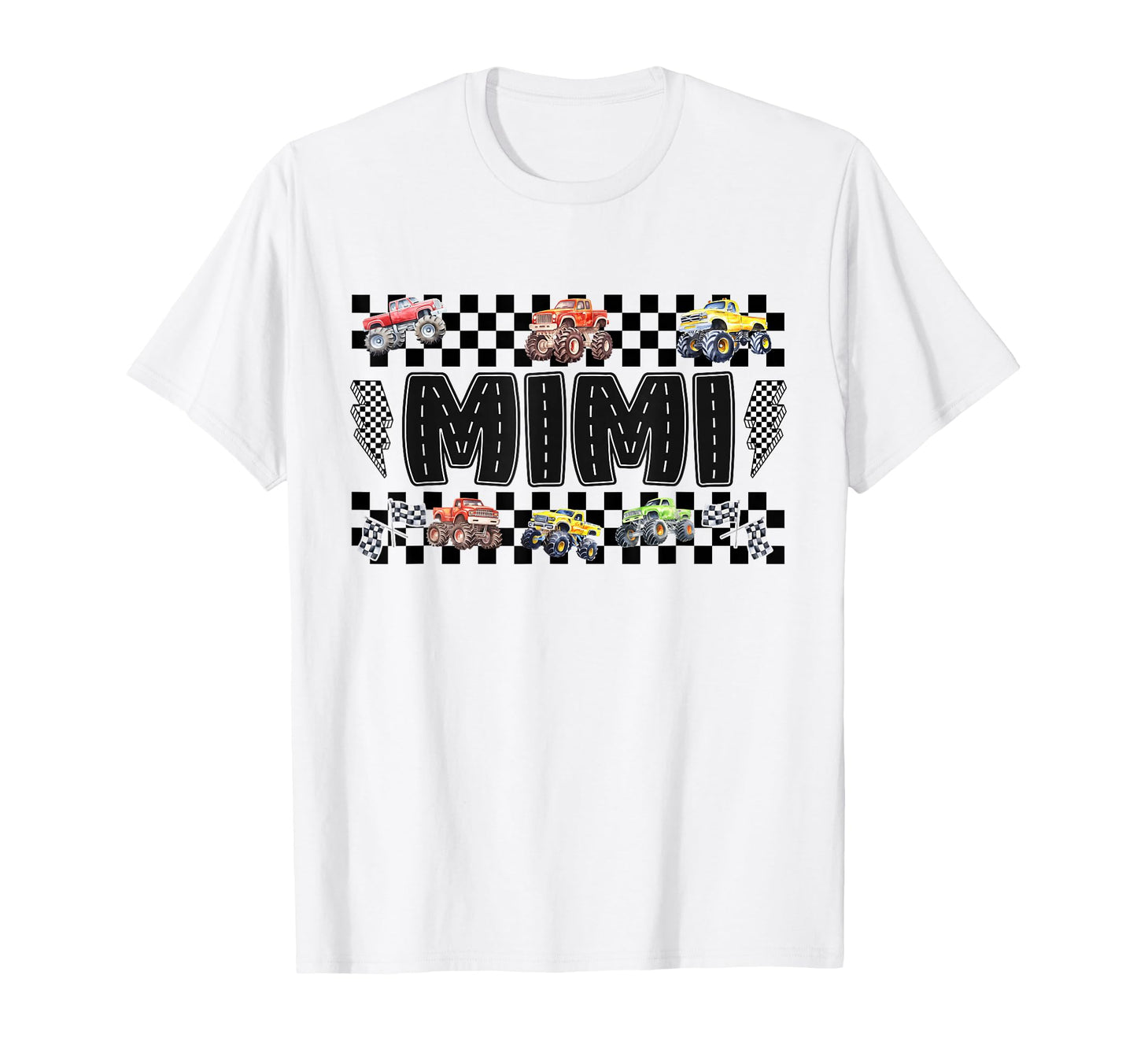 Mimi Monster Truck Family Crew Birthday T-Shirt - Graphic Print Unisex - T-Shirt, Sweatshirt, Hoodie