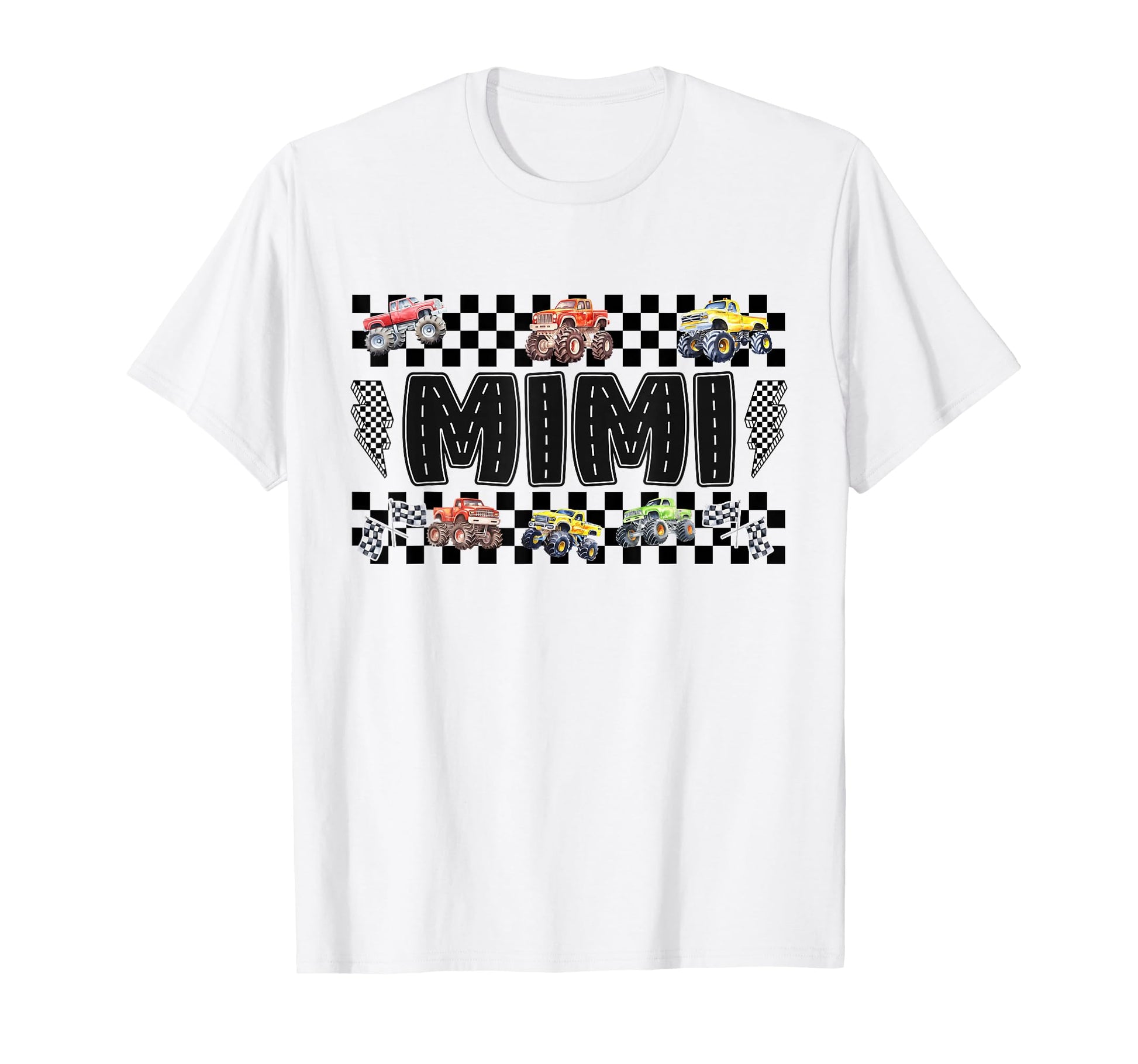 Mimi Monster Truck Family Crew Birthday T-Shirt - Graphic Print Unisex - T-Shirt, Sweatshirt, Hoodie