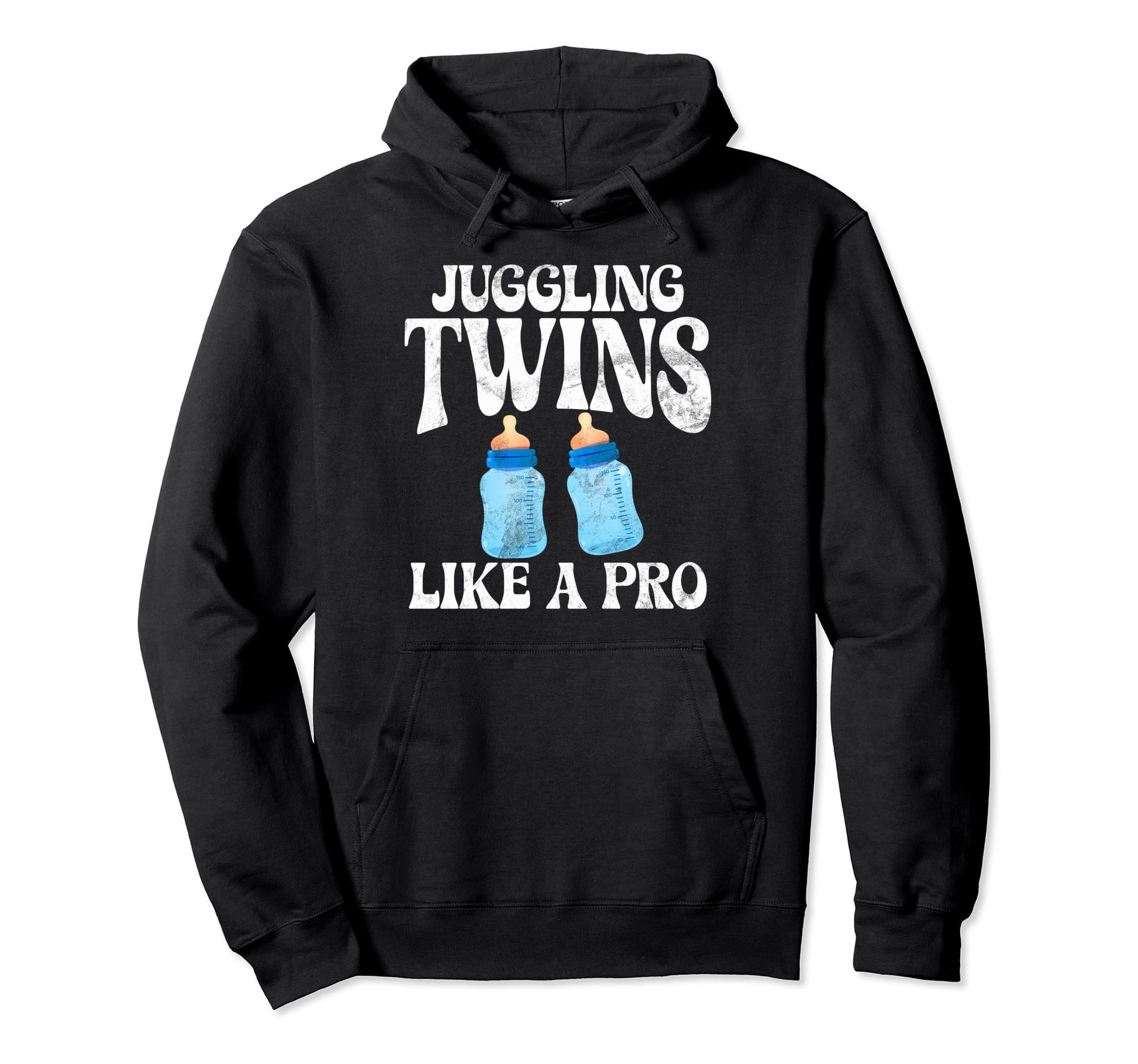 Juggling Twins Like Pro Twin Dad Hoodie - Minimalist Print Men Women - T-Shirt, Sweatshirt, Hoodie