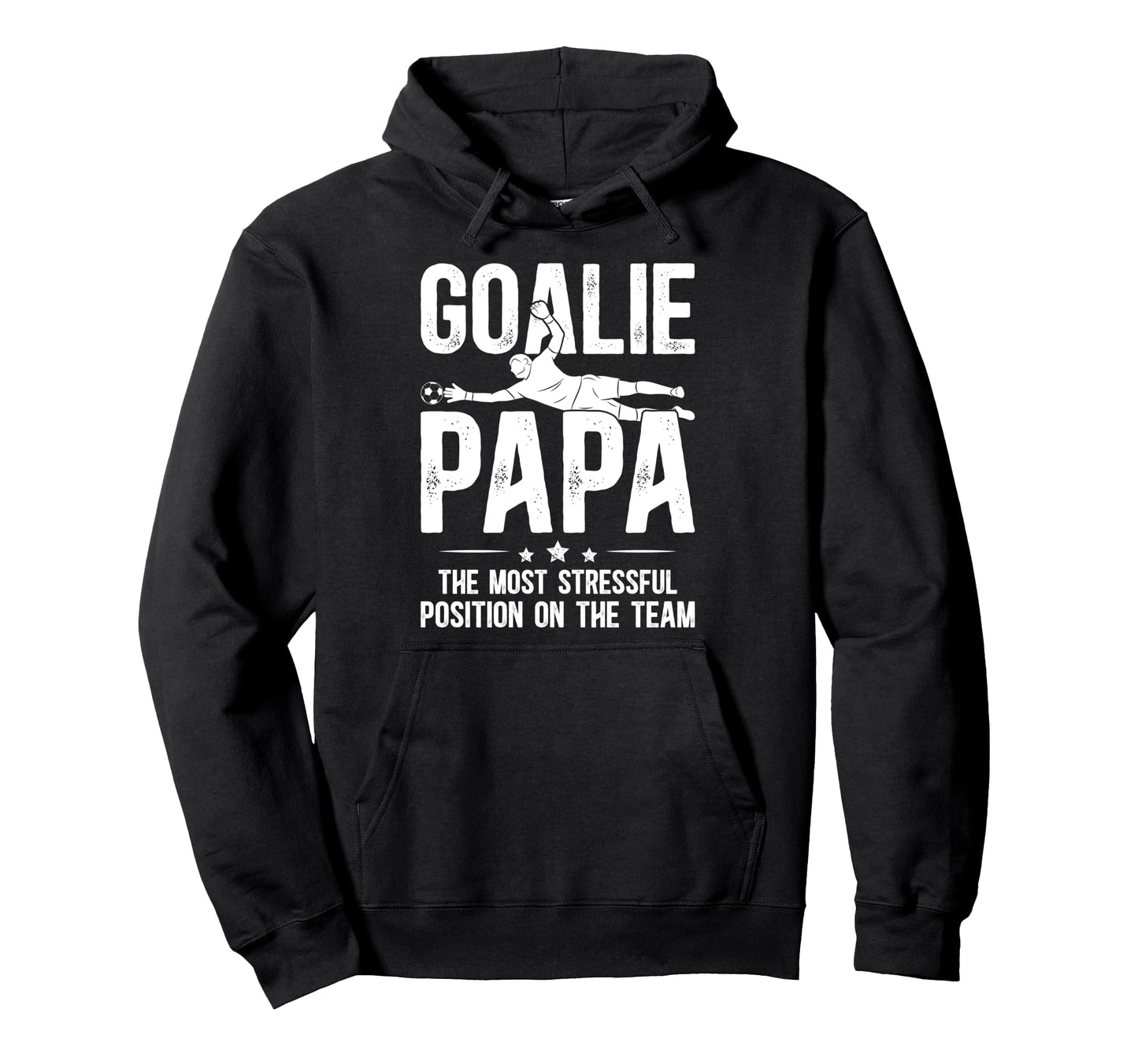 Soccer Goalie Papa Definition Soccer Hoodie - Graphic Print Men Women - T-Shirt, Sweatshirt, Hoodie