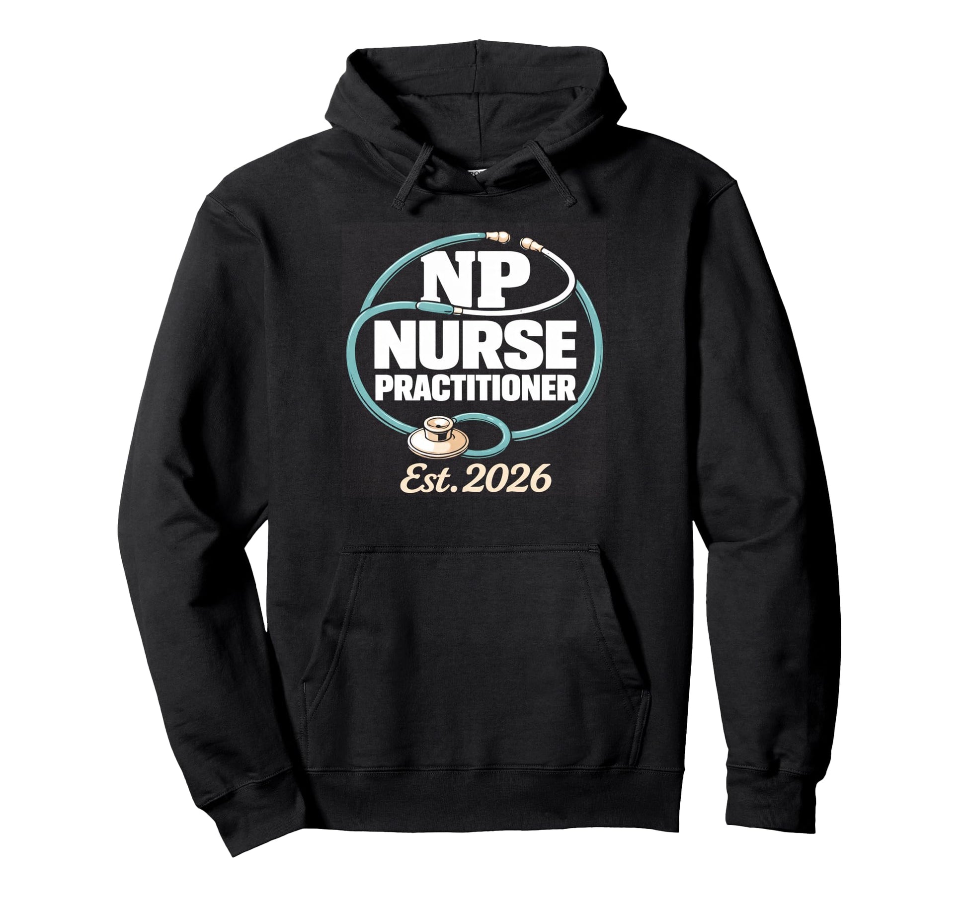 Nurse Stethoscope Graduation Graduate Np Hoodie - Novelty Apparel Unisex - T-Shirt, Sweatshirt, Hoodie